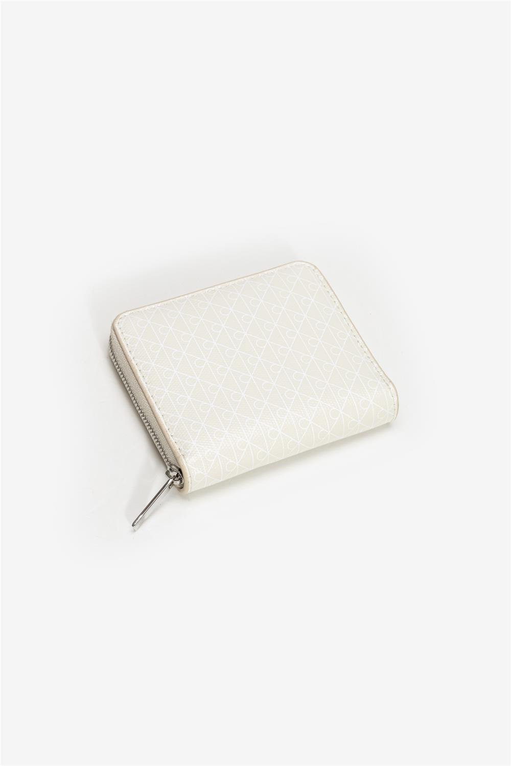 Calvin Klein Emblem Aop Square Zip Around Kadın Cüzdan