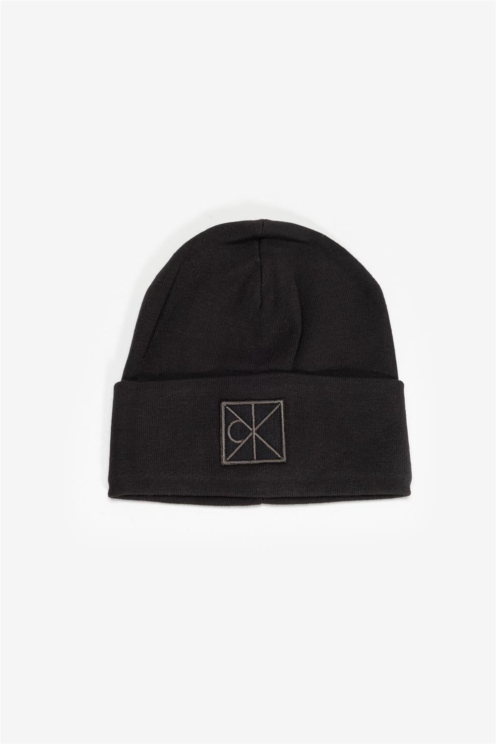 Calvin Klein Emblem Patch Fine Rib Erkek Bere