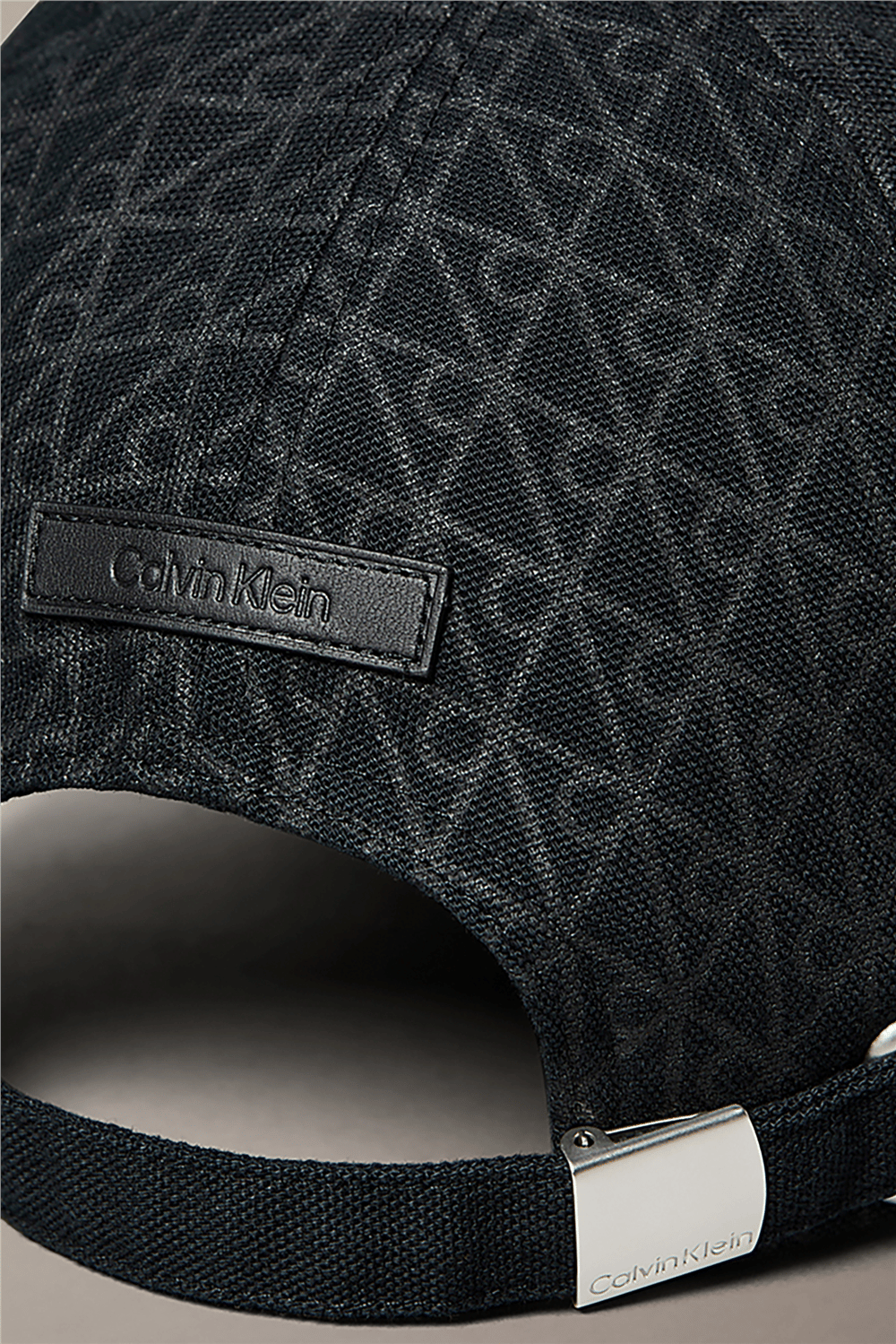 Calvin Klein Emblem Print W Leather Patch Kadın Baseball Şapka