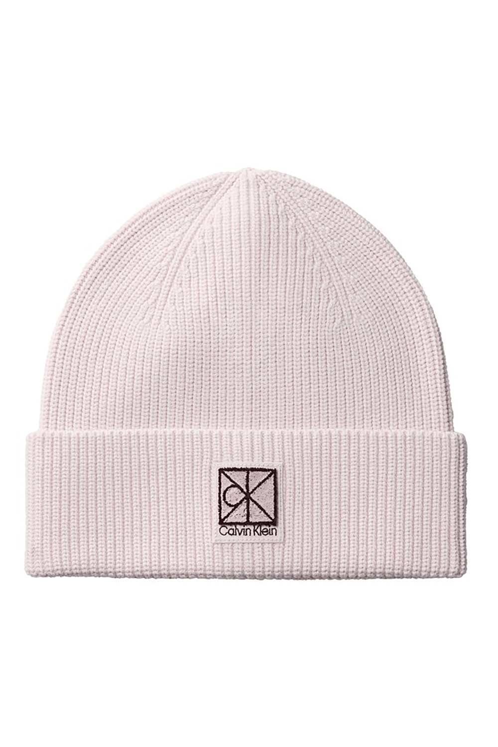 Calvin Klein Emblem Square Ri﻿B Beanie Kadın Bere Mor