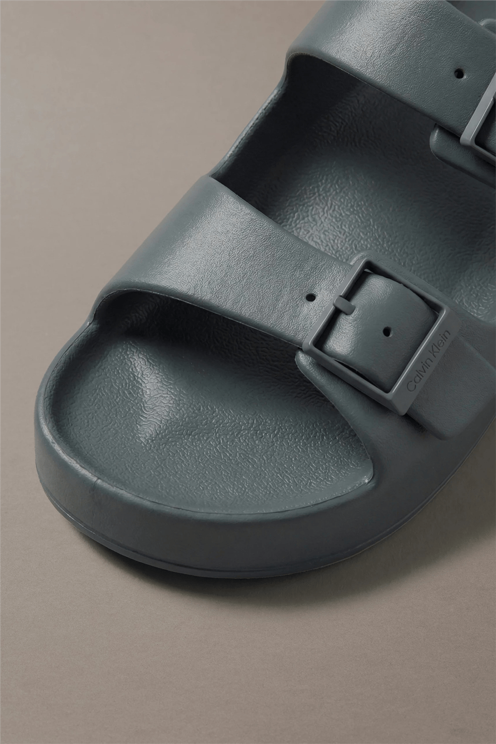 Calvin Klein Ergon Eva Double Bar Erkek Sandalet Gri