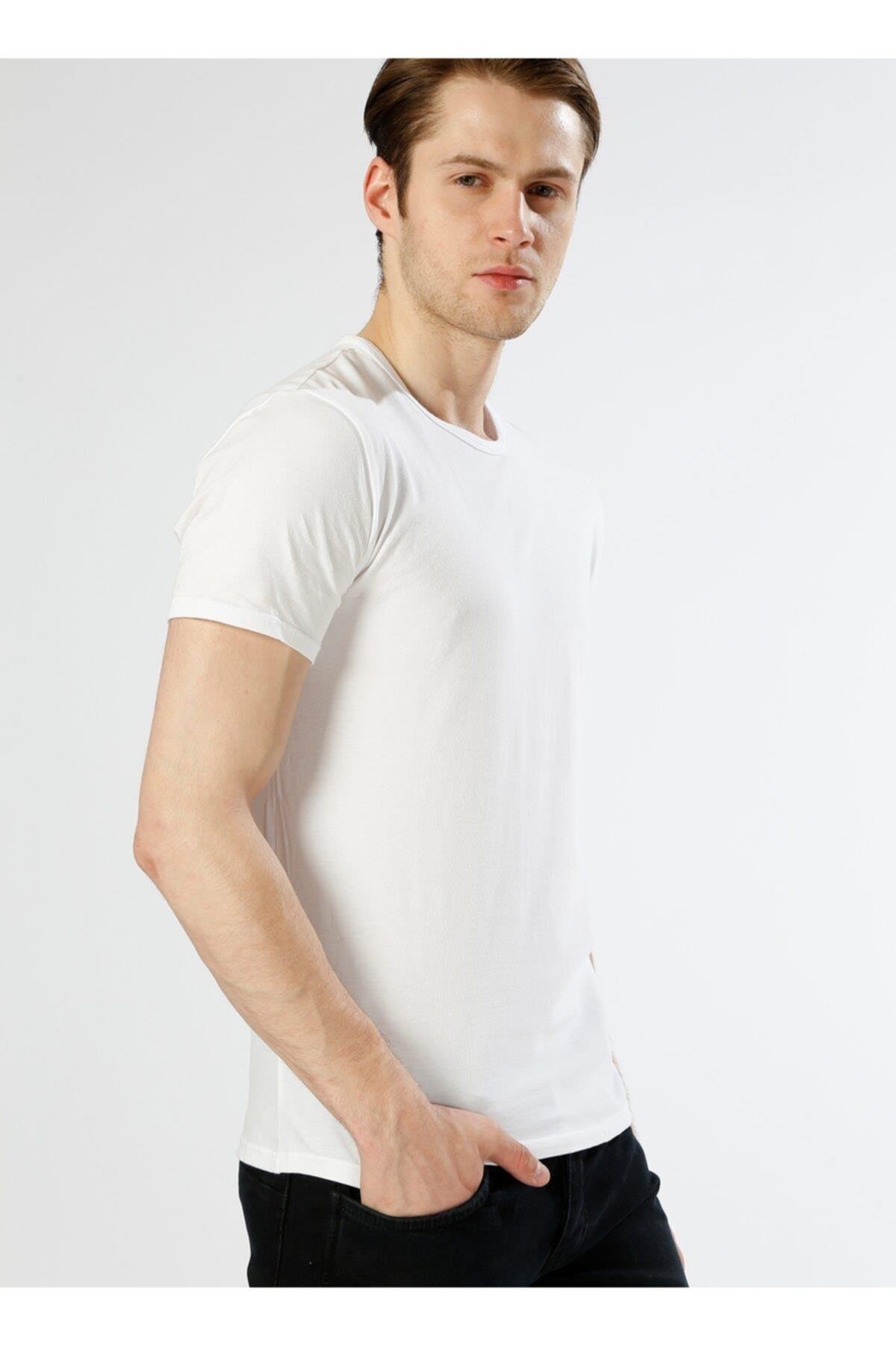Calvin Klein Erkek 2li Bisiklet Yaka Atlet