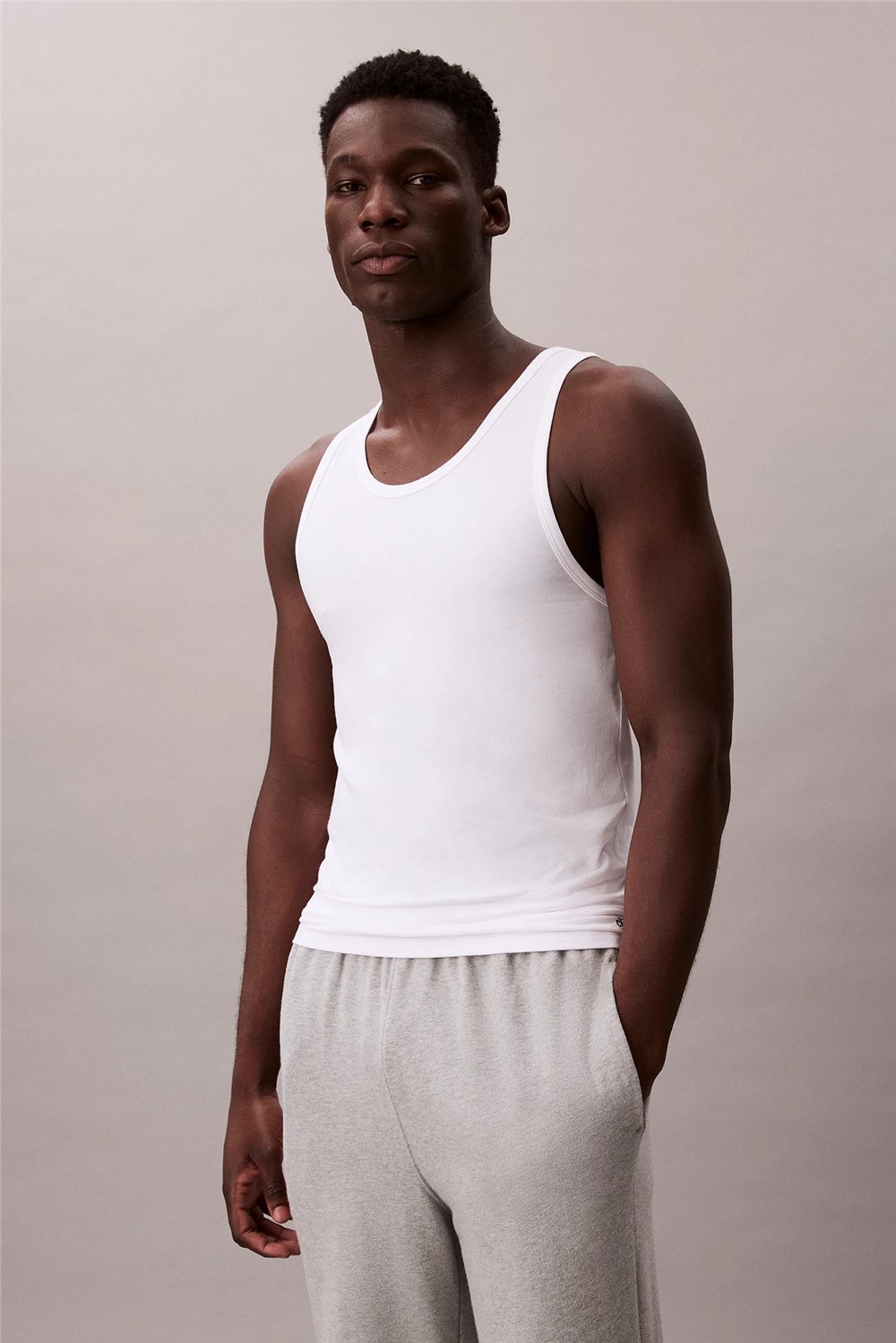Calvin Klein Erkek Atlet Beyaz
