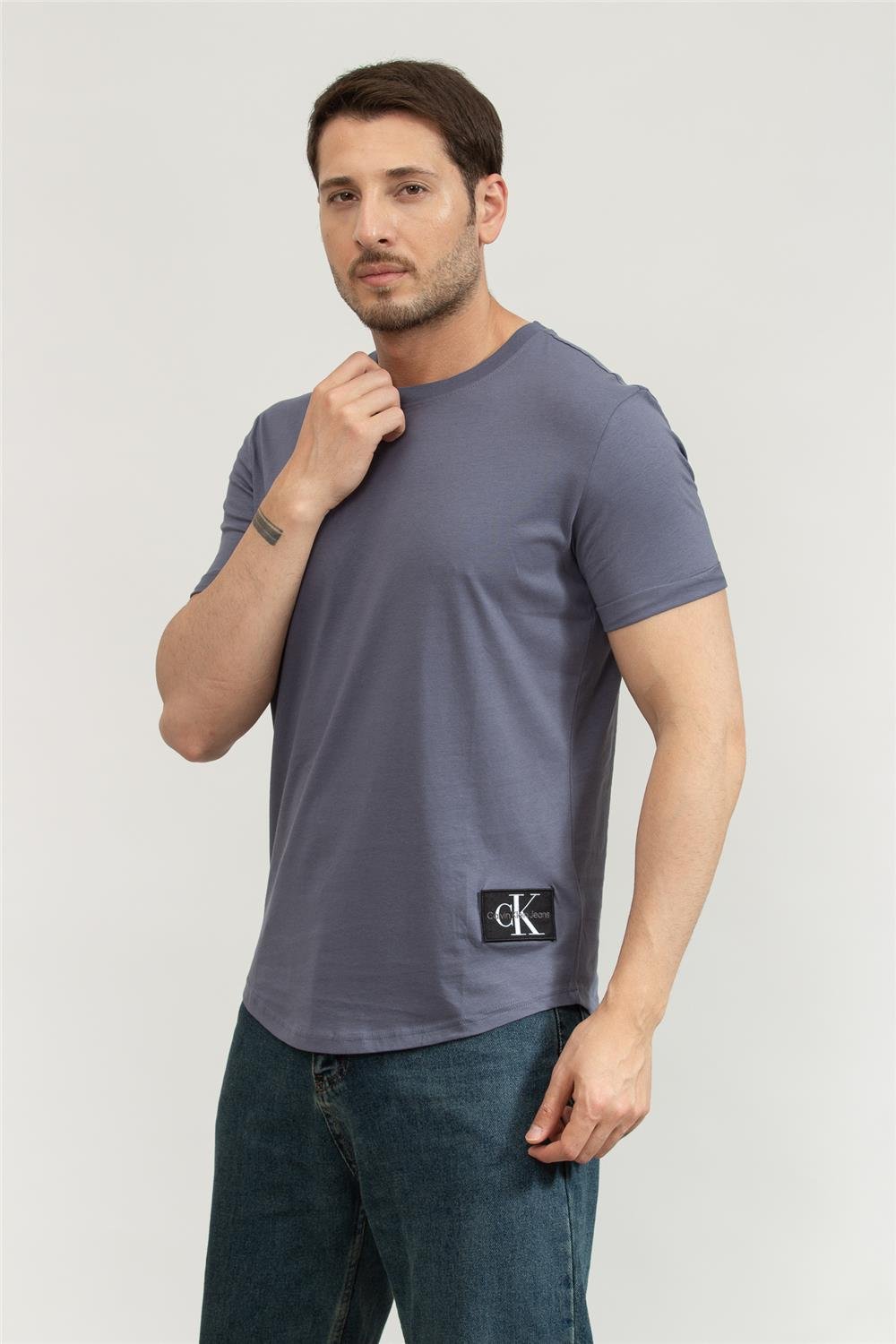 Calvin Klein Erkek Bisiklet Yaka T-Shirt