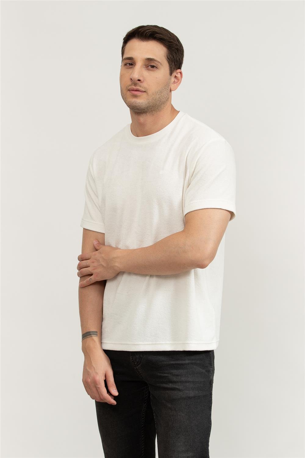 Calvin Klein Erkek Bisiklet Yaka T-Shirt