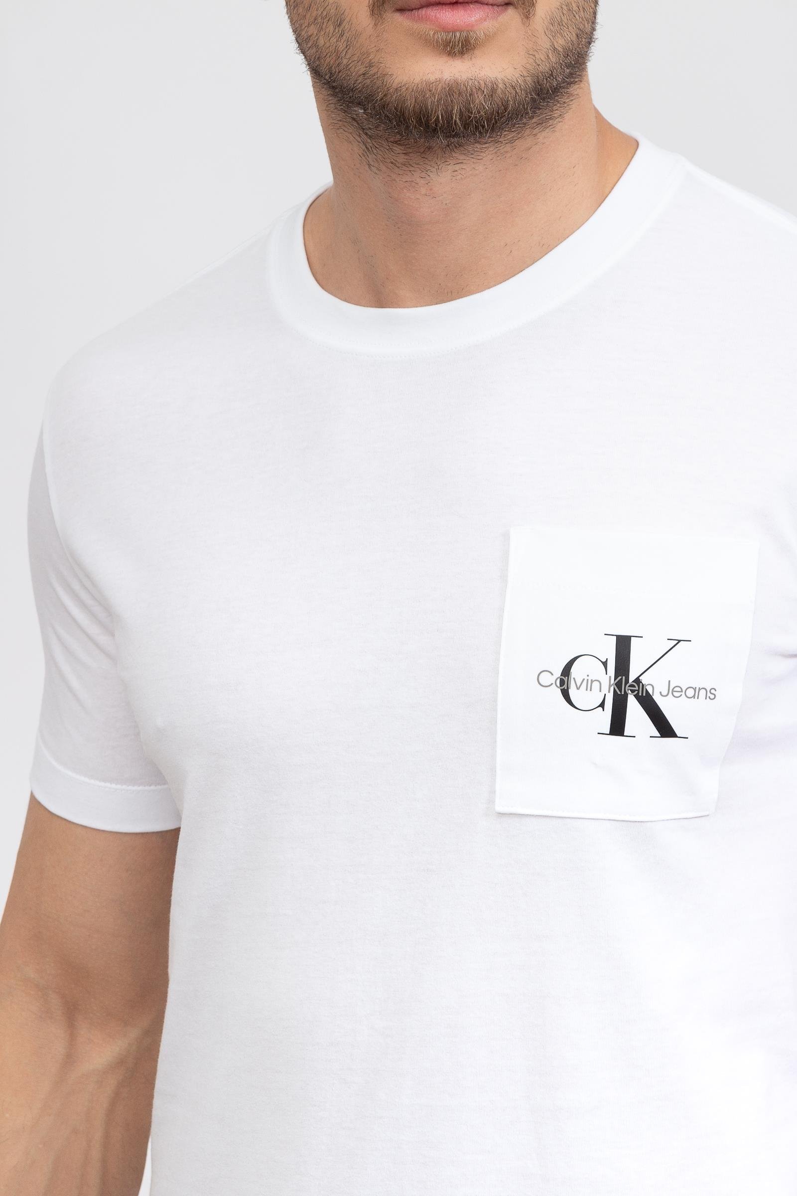 Calvin Klein Erkek Bisiklet Yaka T-Shirt