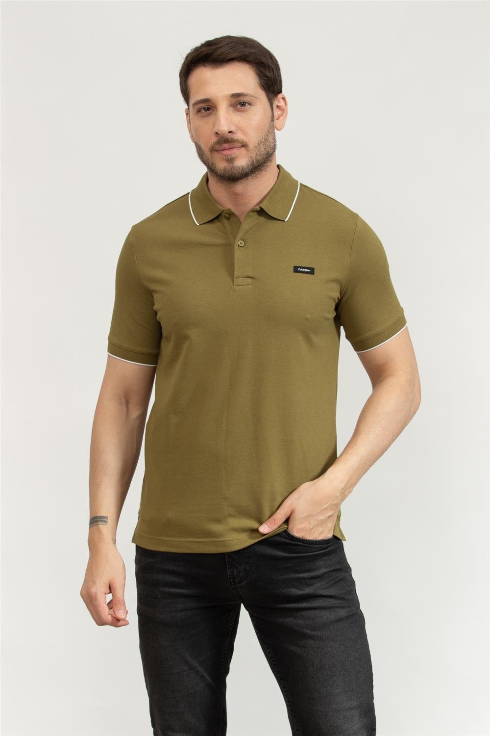Calvin Klein Erkek Polo Yaka T-Shirt