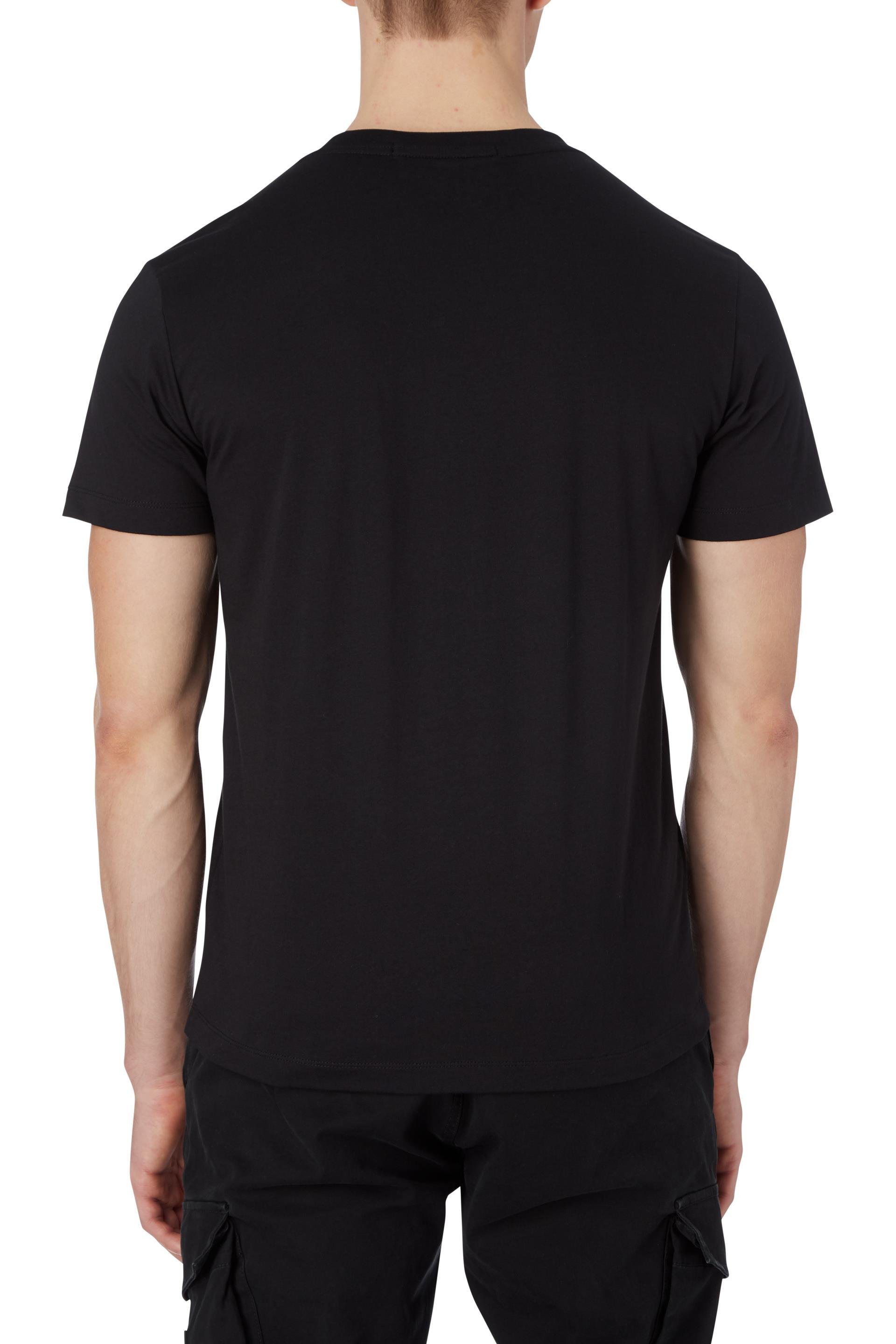 Calvin Klein Erkek Shiny Monogram Logo Slim Fit T-Shirt