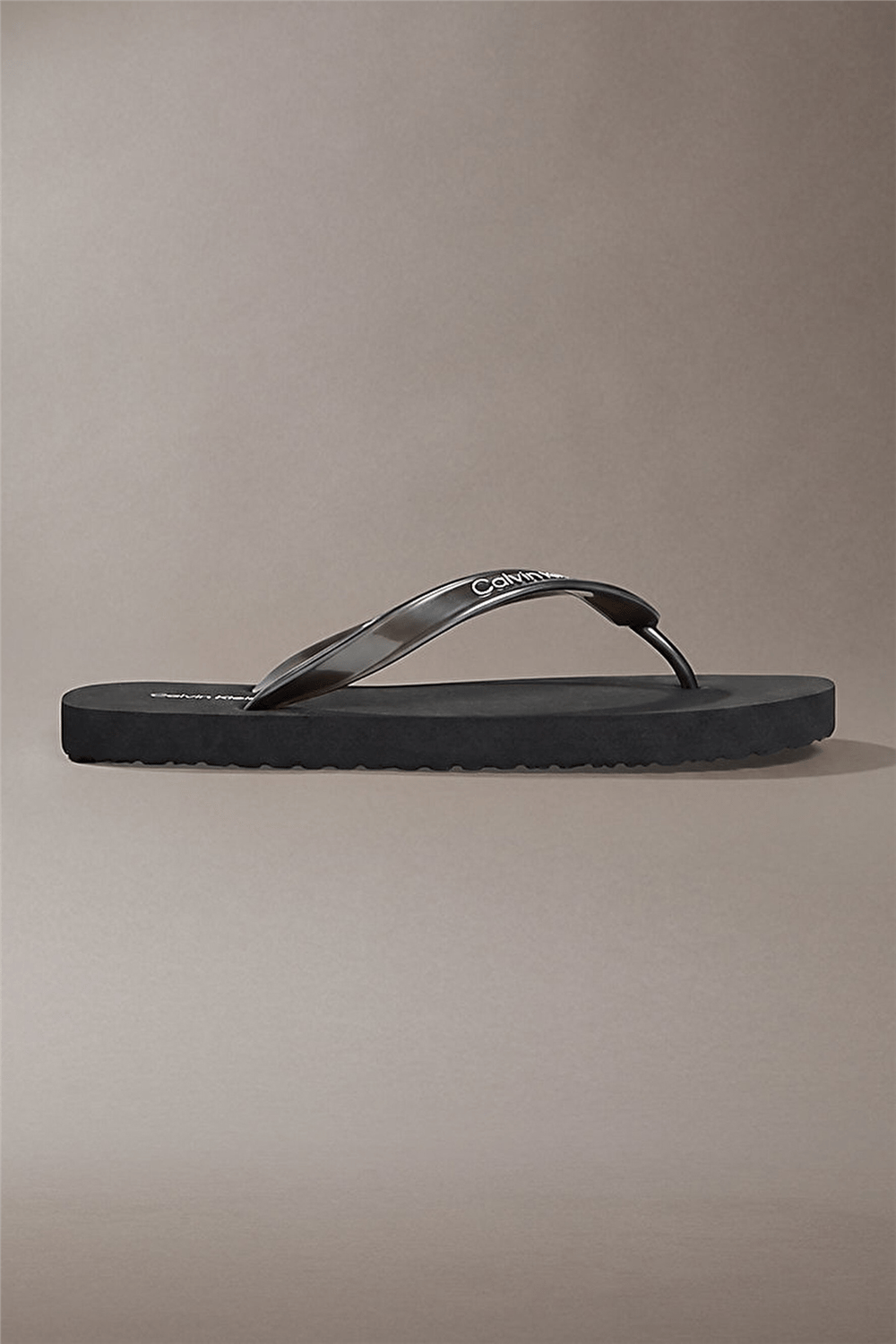 Calvin Klein Flip Flop Tpu Metall Kadın Terlik Siyah