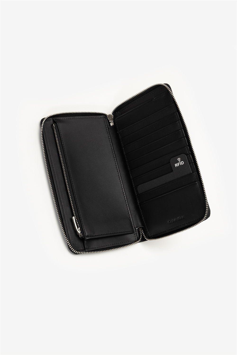 Calvin Klein Foil Emboss Long Zip Fold Erkek Cüzdan