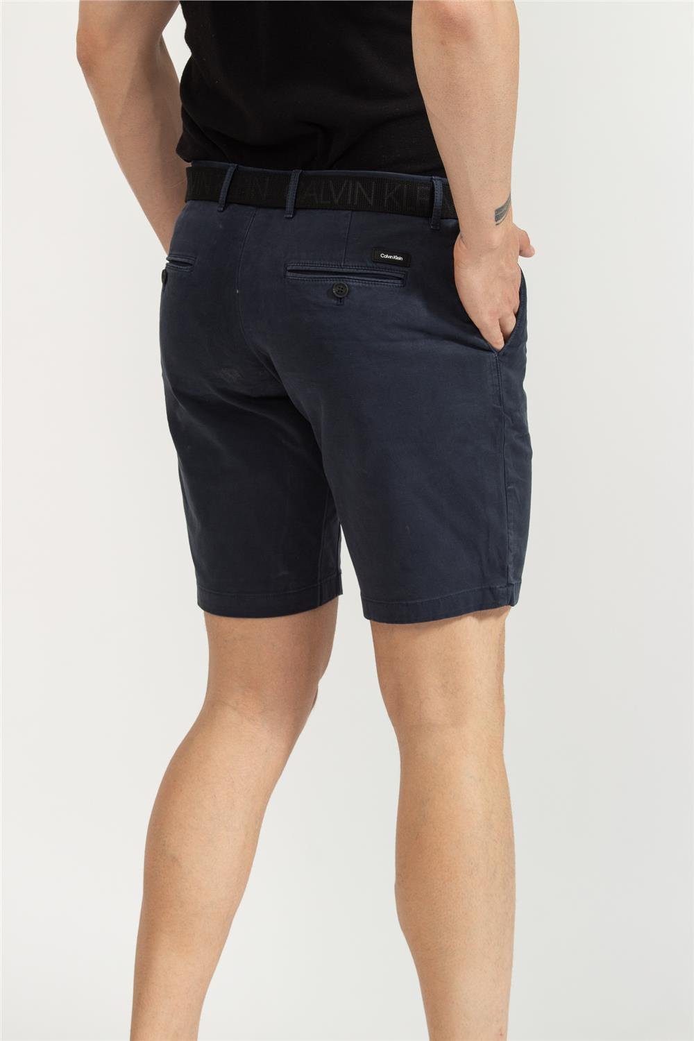 Calvin Klein Garment Dye Belted Shorts Erkek Bermuda Şort