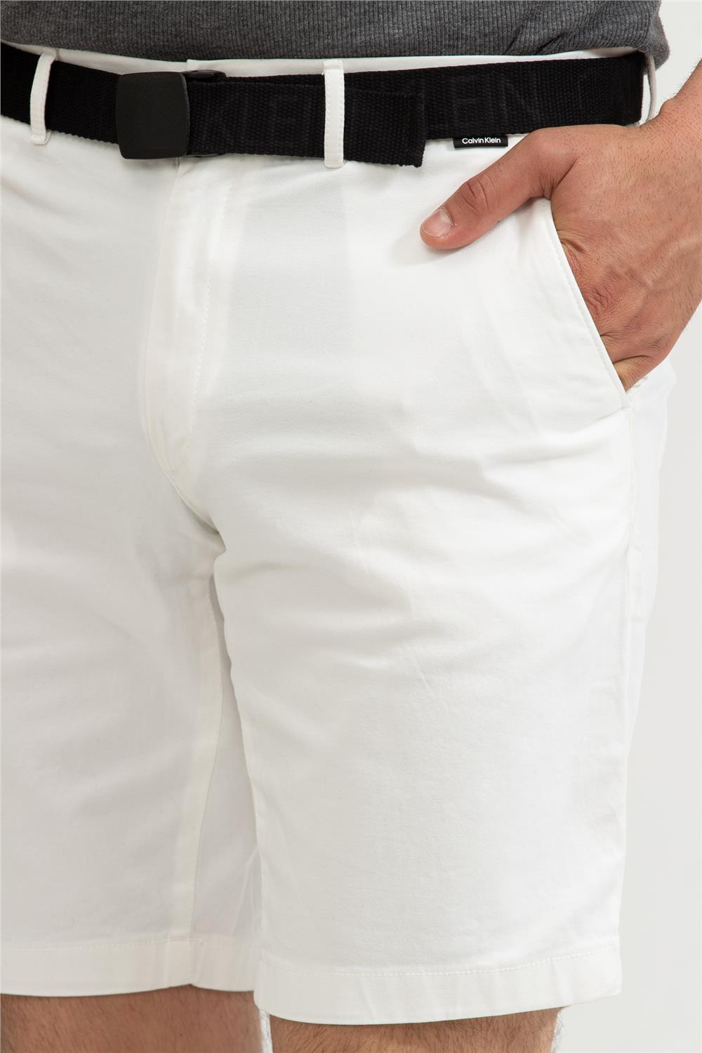 Calvin Klein Garment Dye Belted Shorts Erkek Bermuda Şort