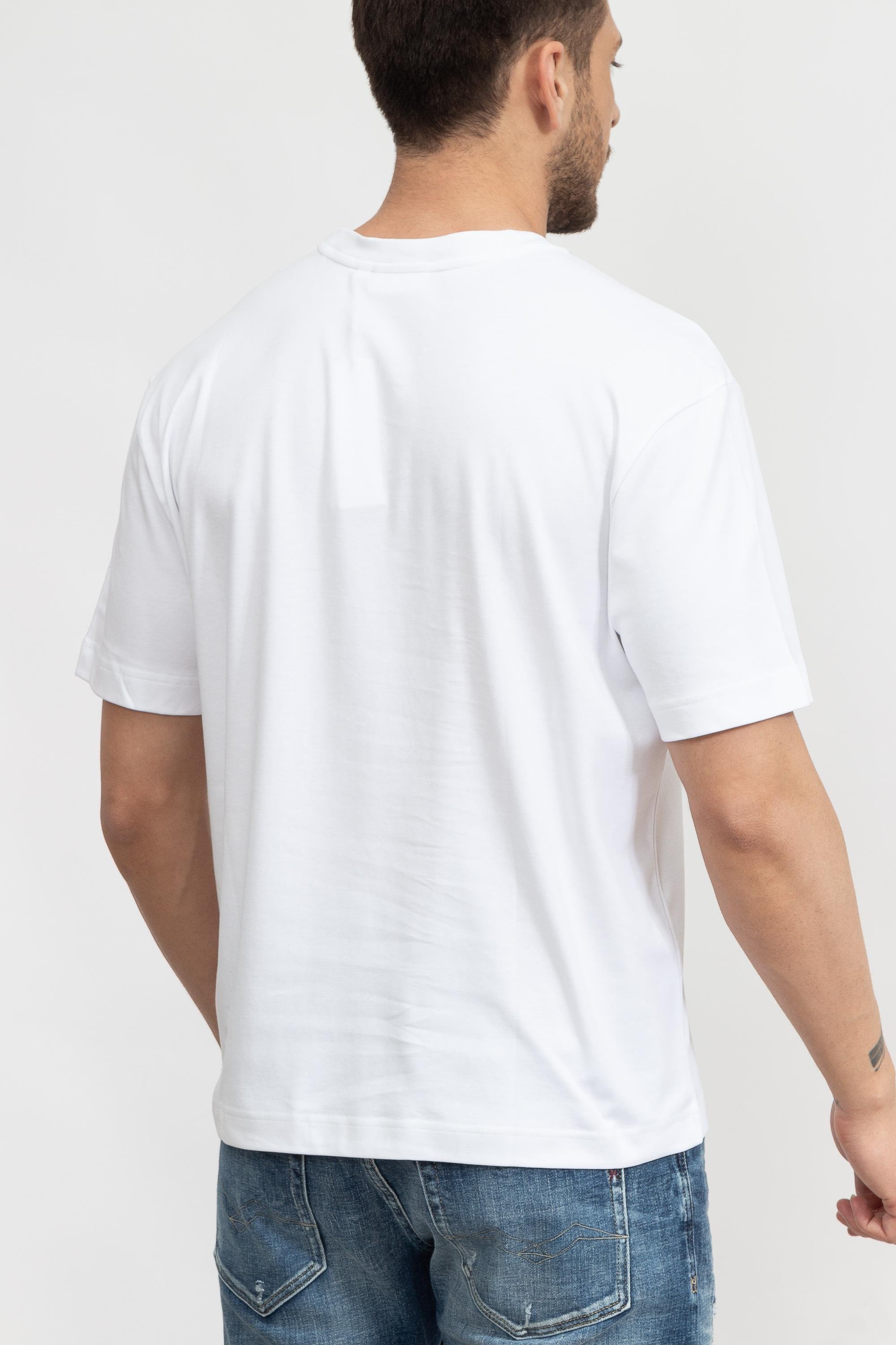 Calvin Klein Glitch Logo Modern Comfort Erkek Bisiklet Yaka T-Shirt