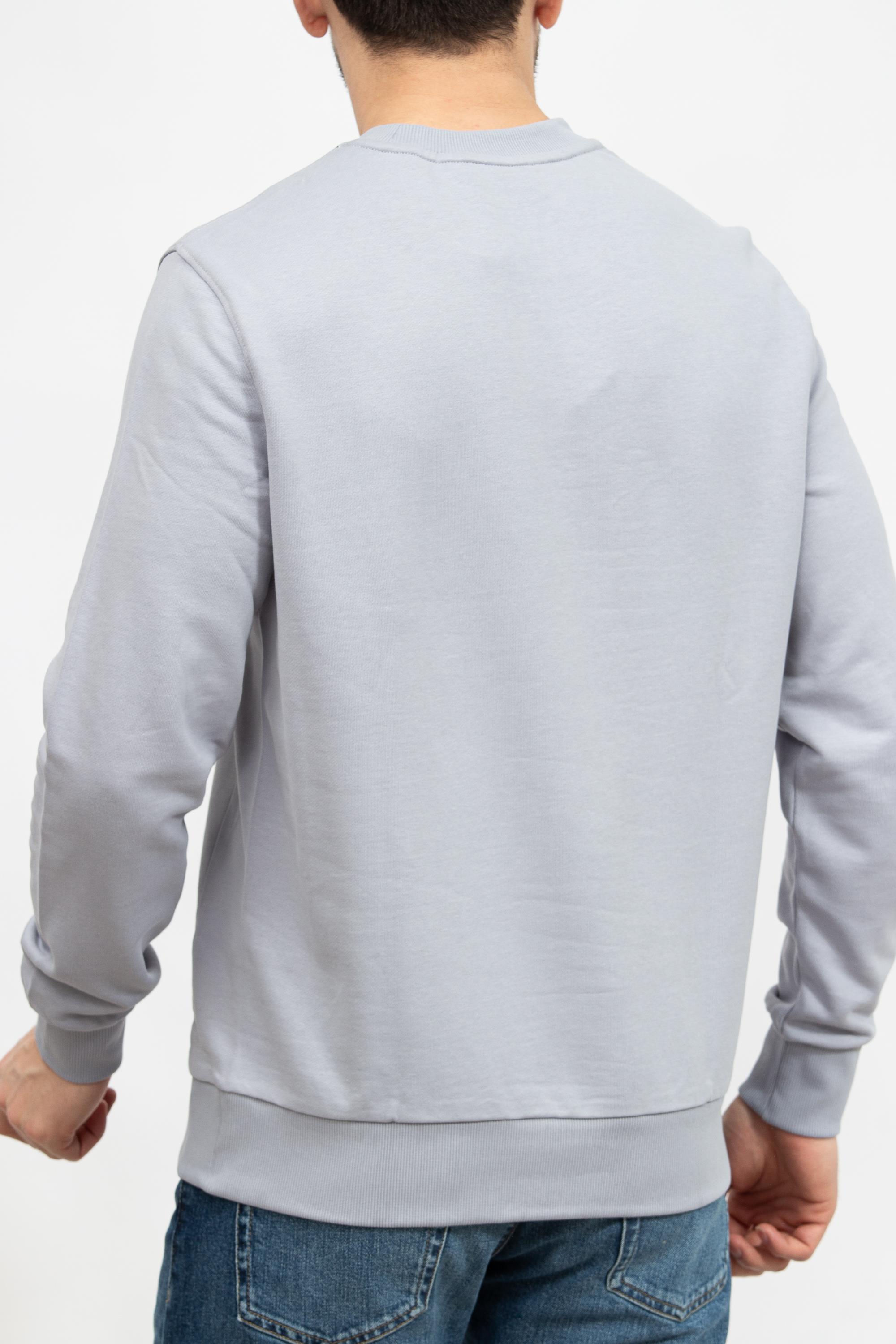 Calvin Klein Gloss Stencil Logo Erkek Bisiklet Yaka Sweatshirt