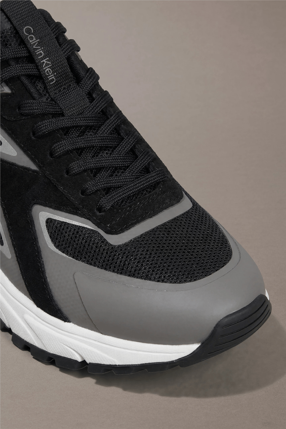 Calvin Klein Hike Runner Ck Stripe Mix Ny-Su Erkek Sneaker Siyah