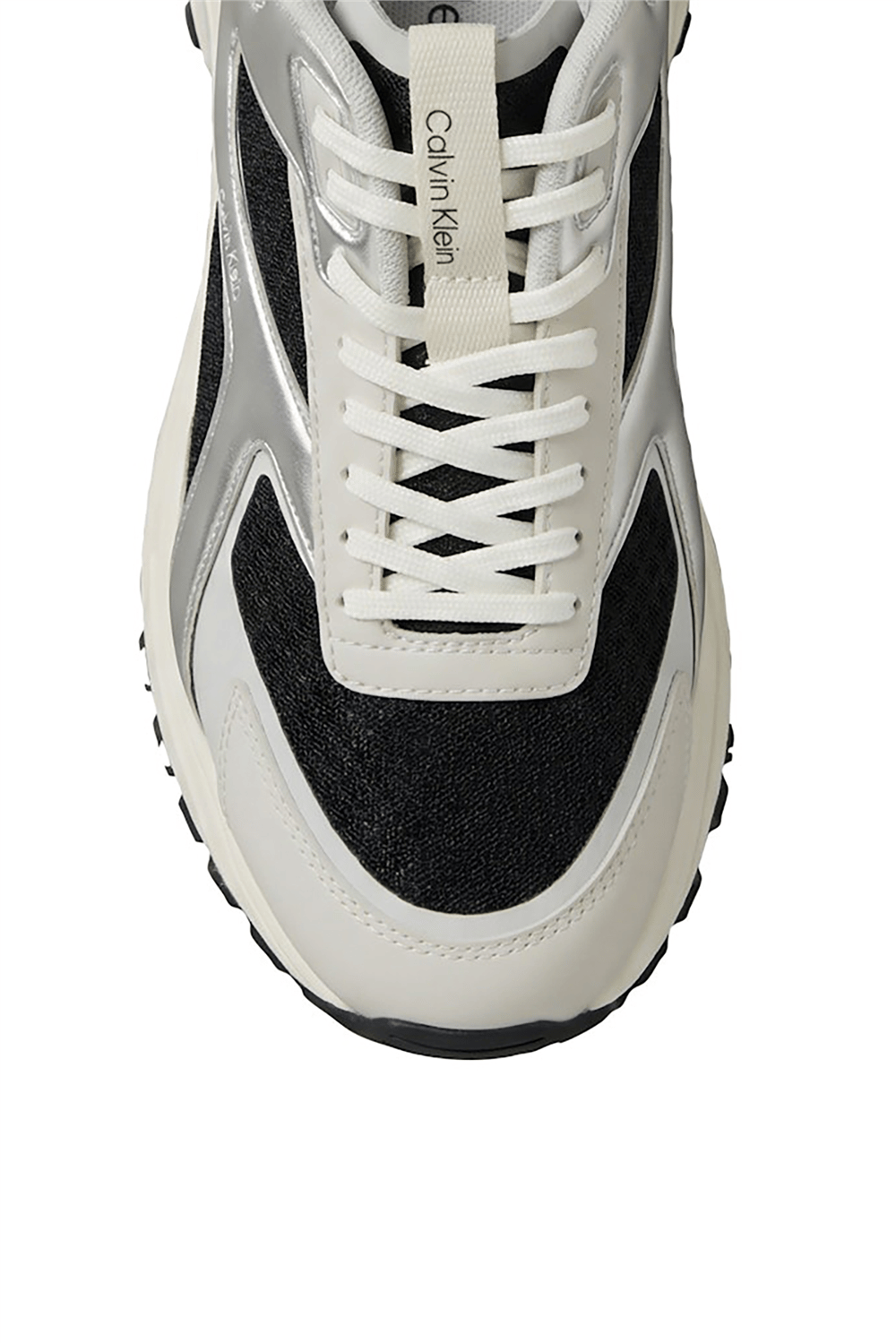 Calvin Klein Hike Runner Ckstripe Met Mix Mat Erkek Sneaker Siyah