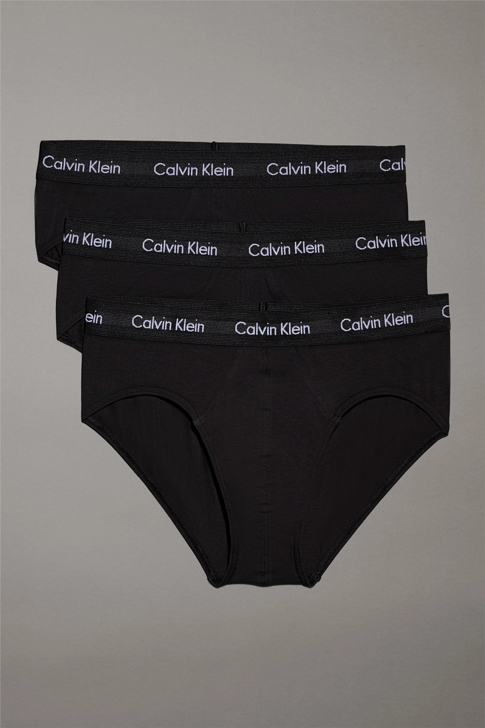 Calvin Klein Hip Erkek 3Lü Slip Siyah