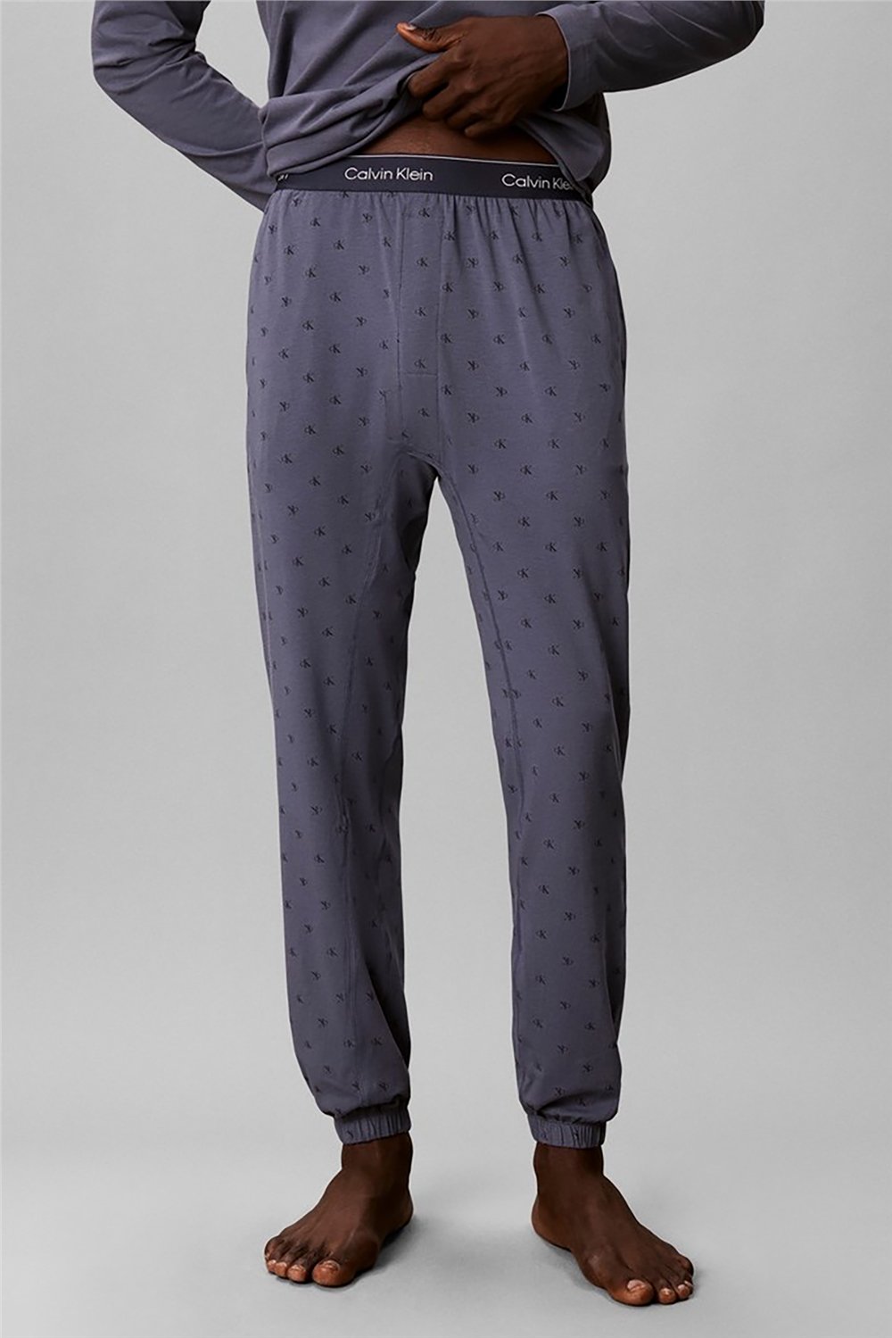 Calvin Klein Holiday Ls Tee Jogger Set Erkek Pijama Takımı