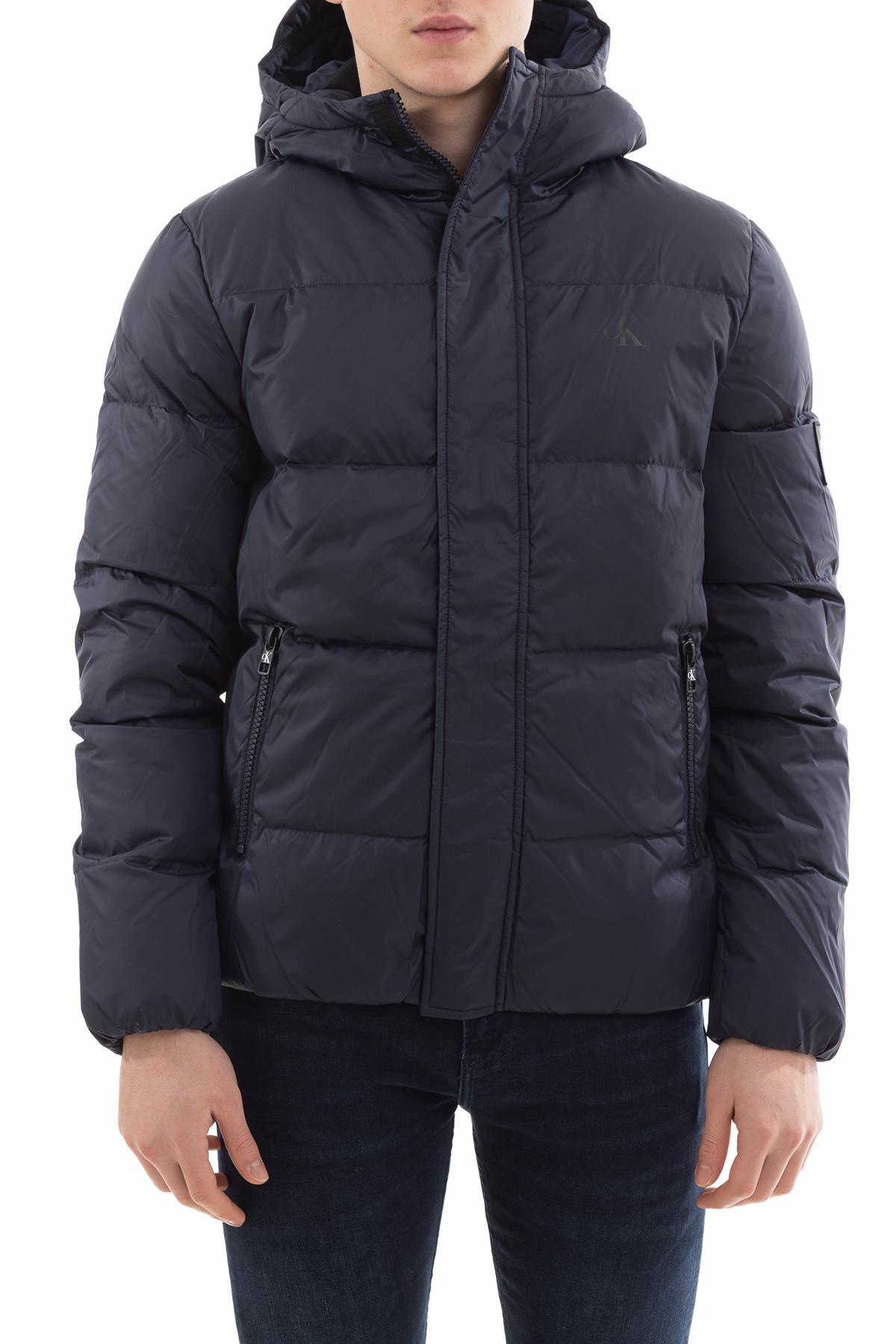 Calvin Klein Hooded Down Puffer Erkek Mont
