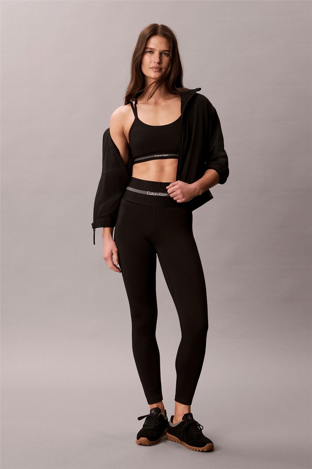 Calvin Klein Icon Sport Wıde Wb 7/8 Leggıng Kadın Tayt Siyah