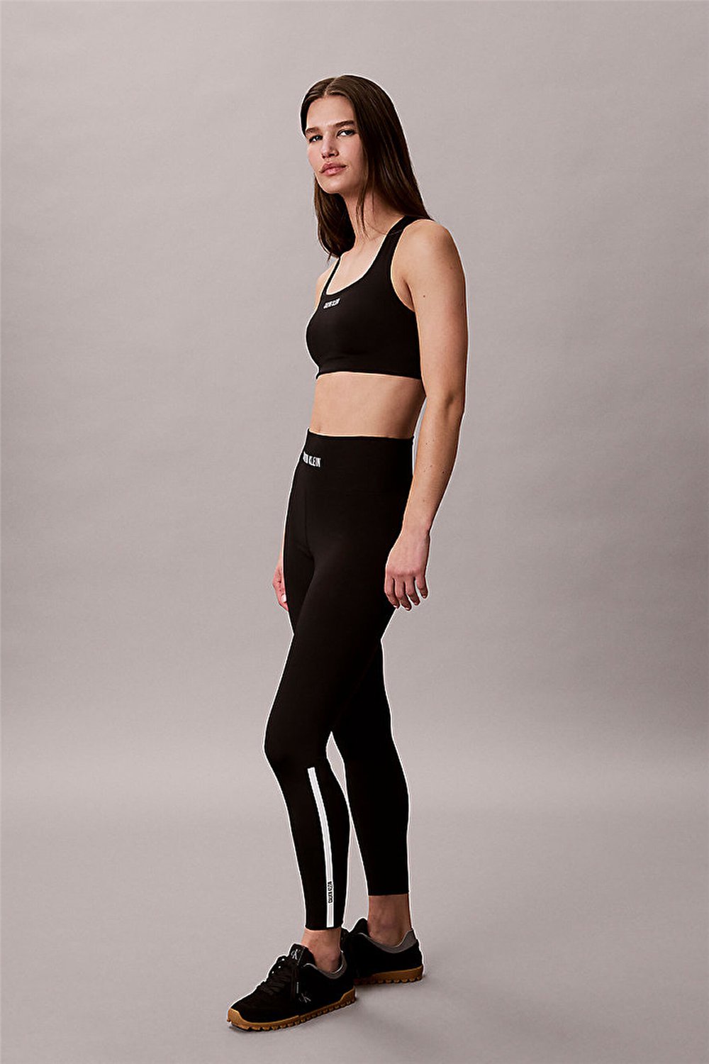 Calvin Klein Intense Power Medium Support Bra Kadın Sporcu Sütyen Siyah