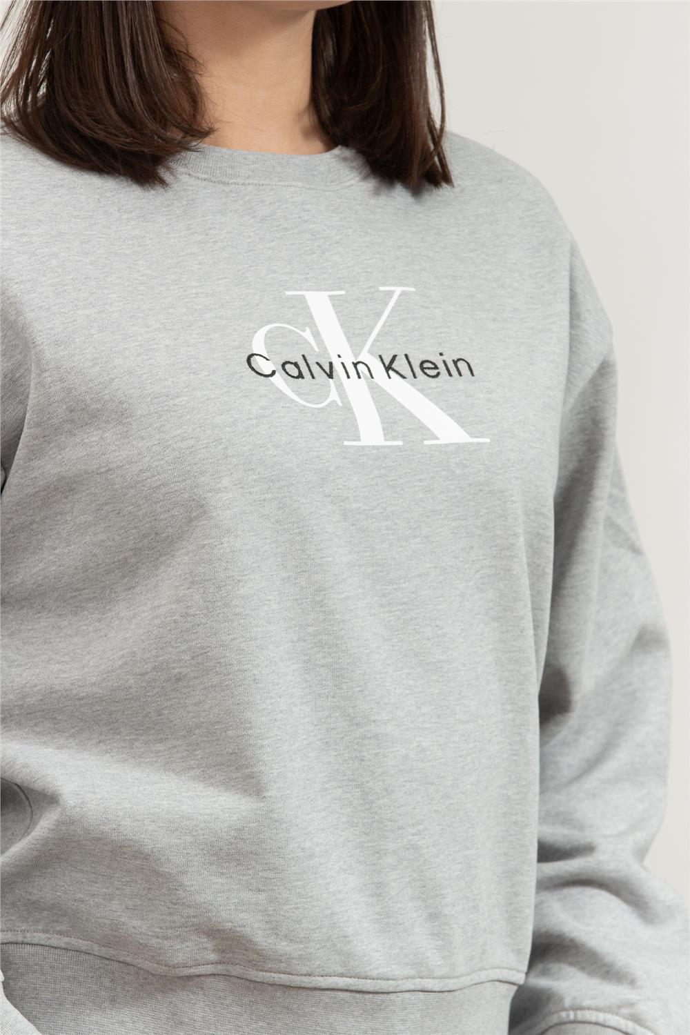 Calvin Klein Kadın Bisiklet Yaka Sweatshirt
