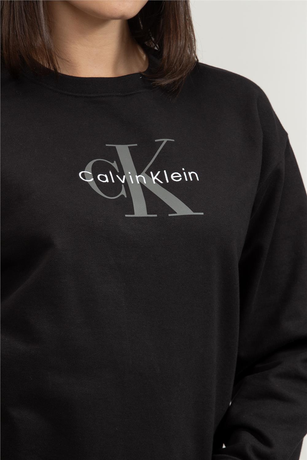Calvin Klein Kadın Bisiklet Yaka Sweatshirt