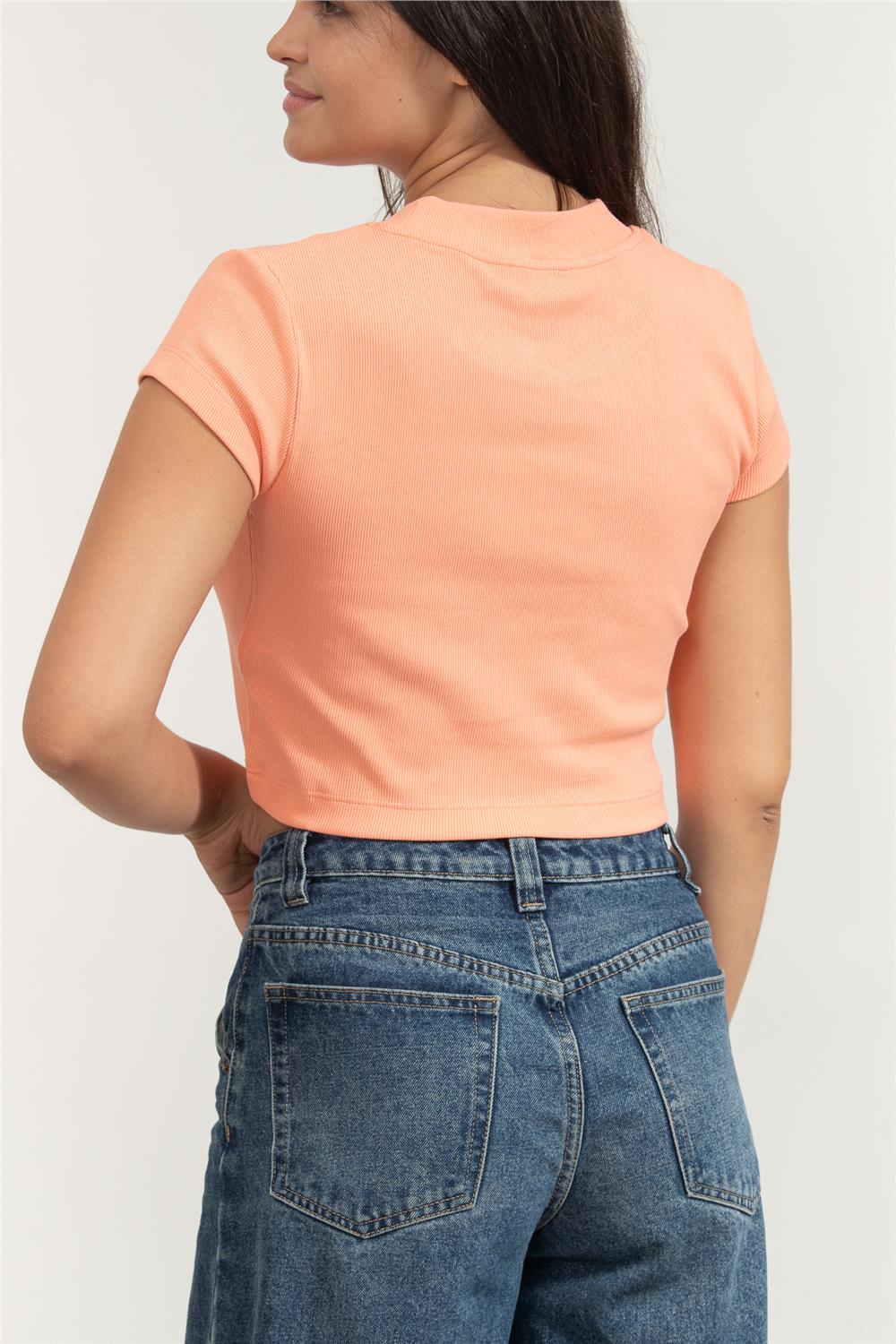 Calvin Klein Kadın Bisiklet Yaka T-Shirt