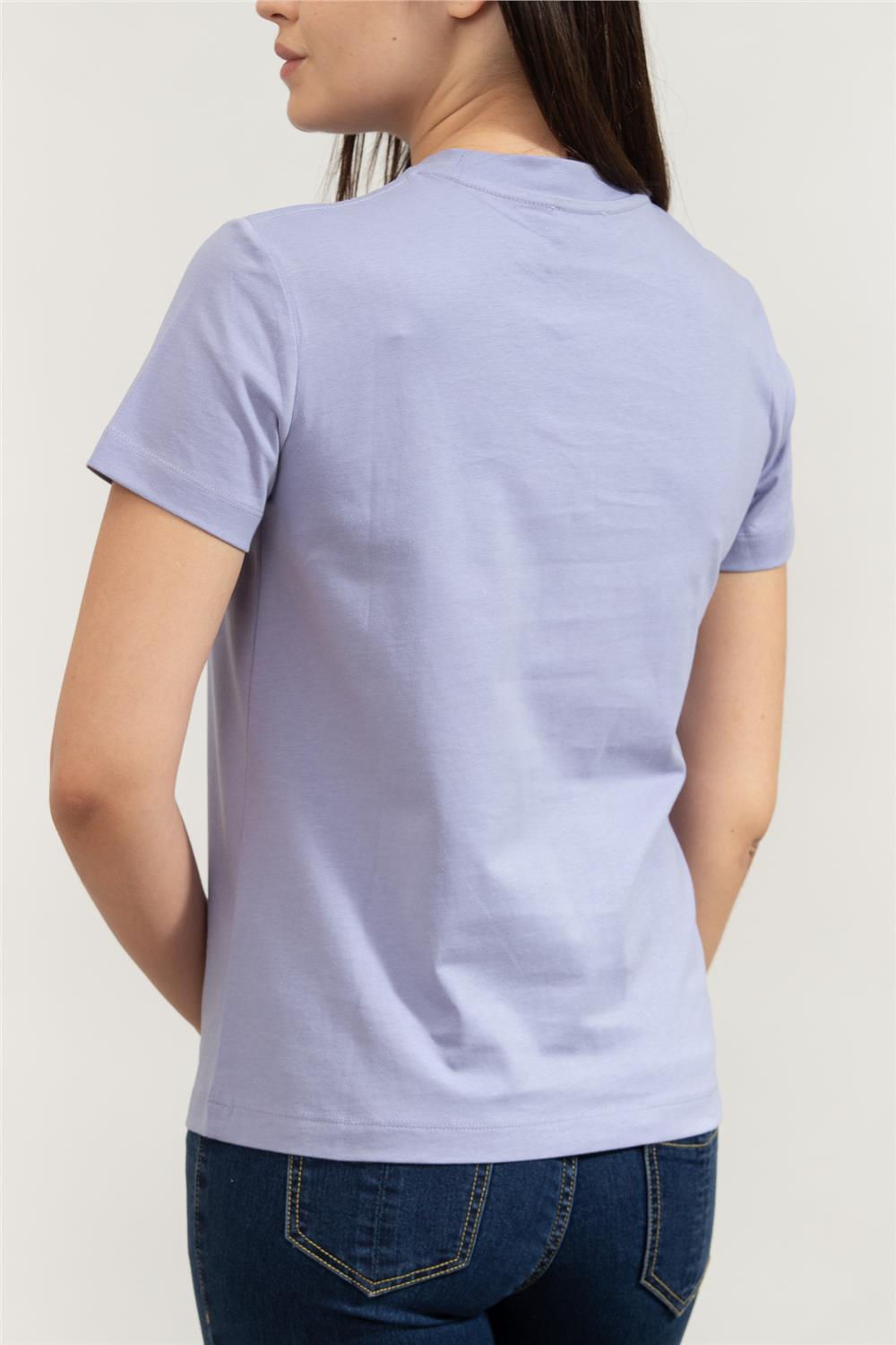 Calvin Klein Kadın Bisiklet Yaka T-Shirt