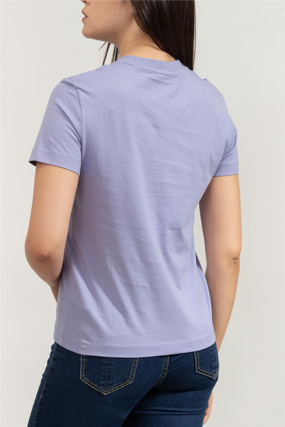 Calvin Klein Kadın Bisiklet Yaka T-Shirt
