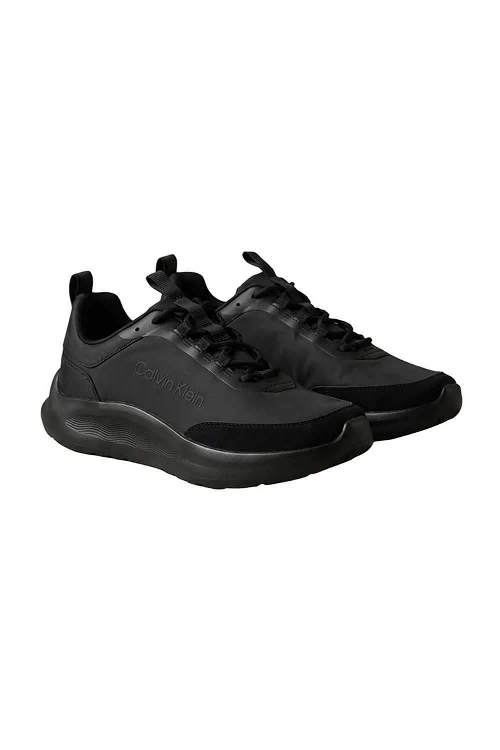 Calvin Klein Light Eva Runn Ess Laceup Ny-Su Erkek Sneaker Siyah