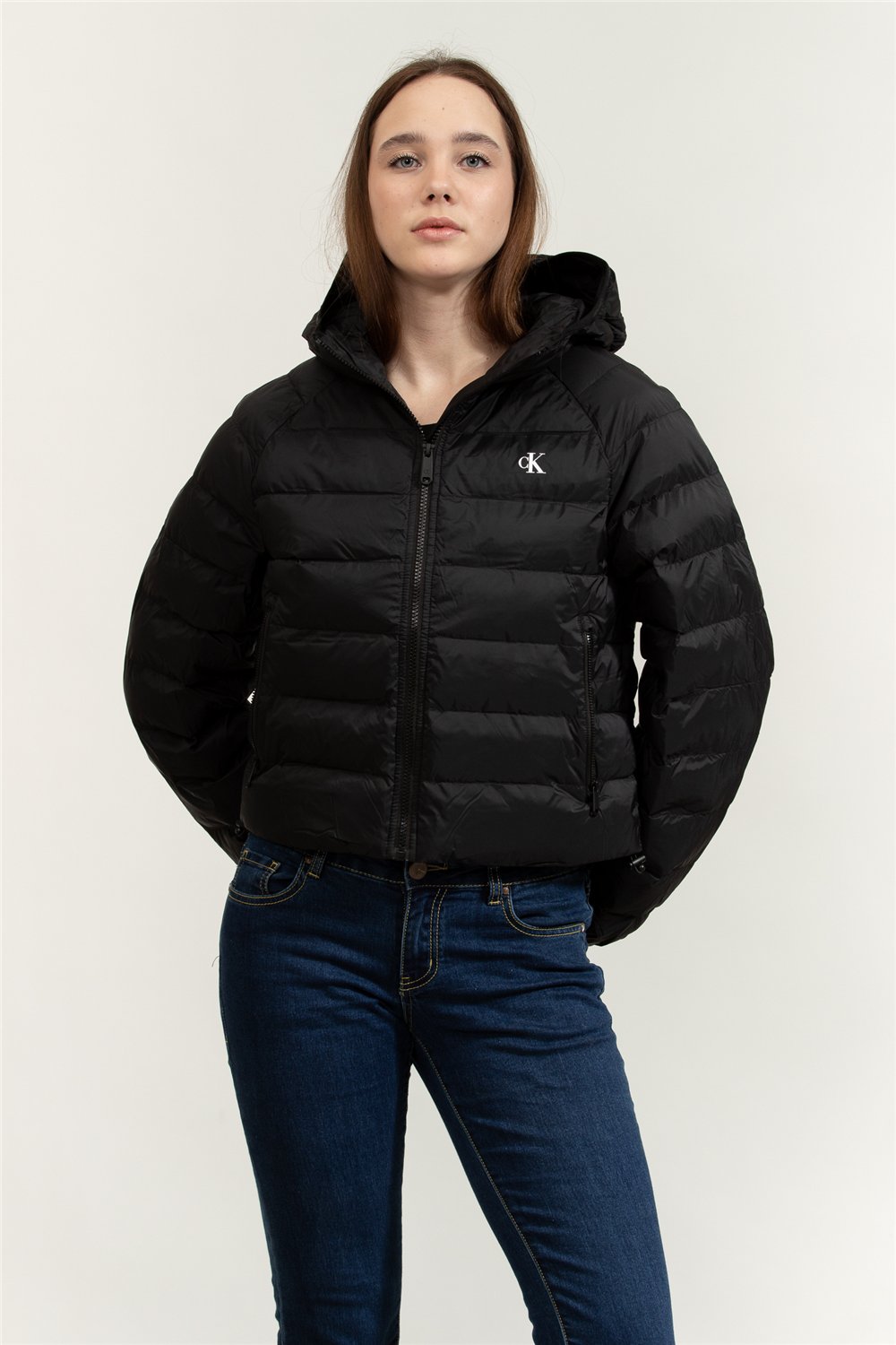 Calvin Klein Lightweight Quilted Jacket Packa Kadın Şişme Mont