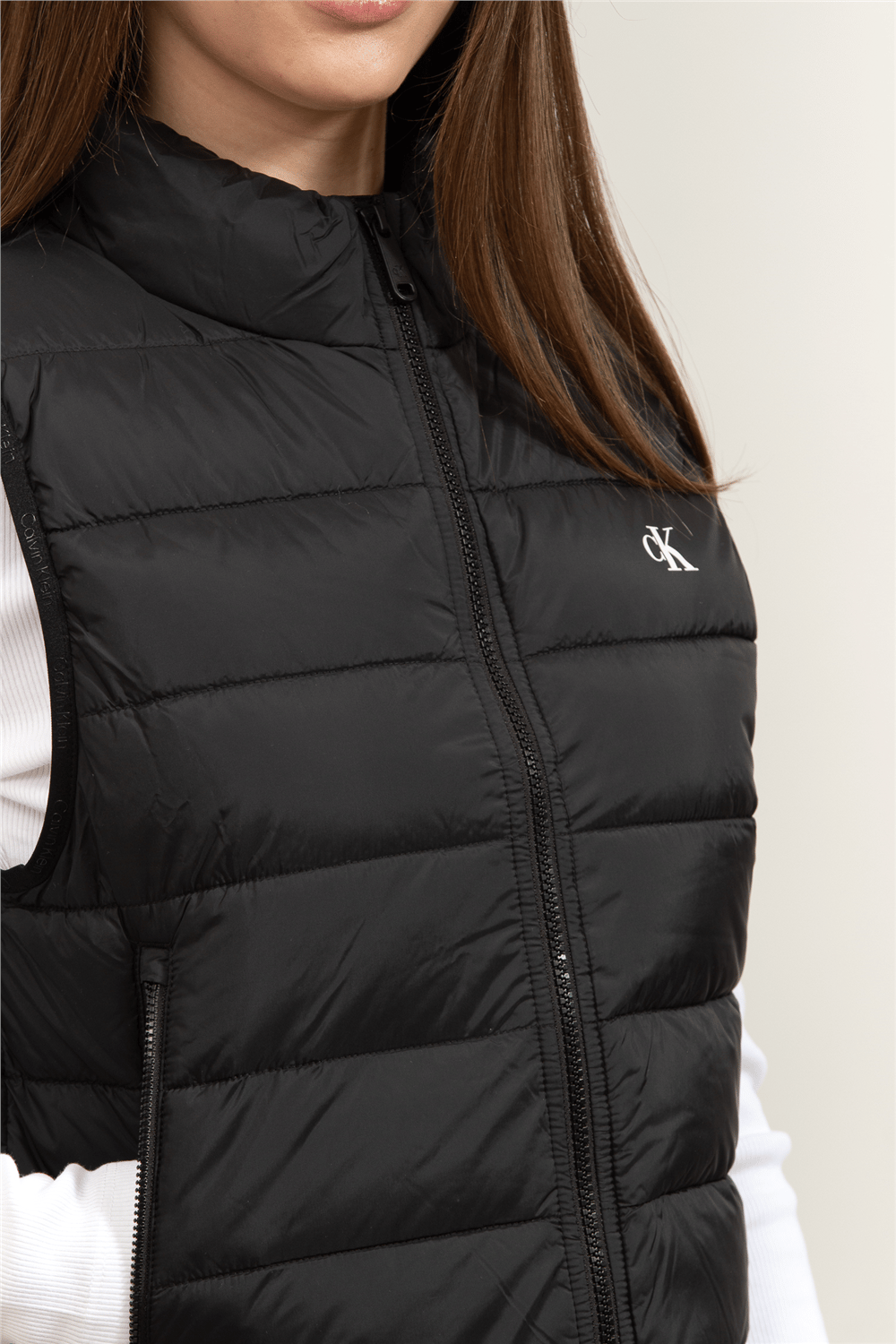 Calvin Klein Lightweight Quilted Vest Packabl Kadın Şişme Yelek