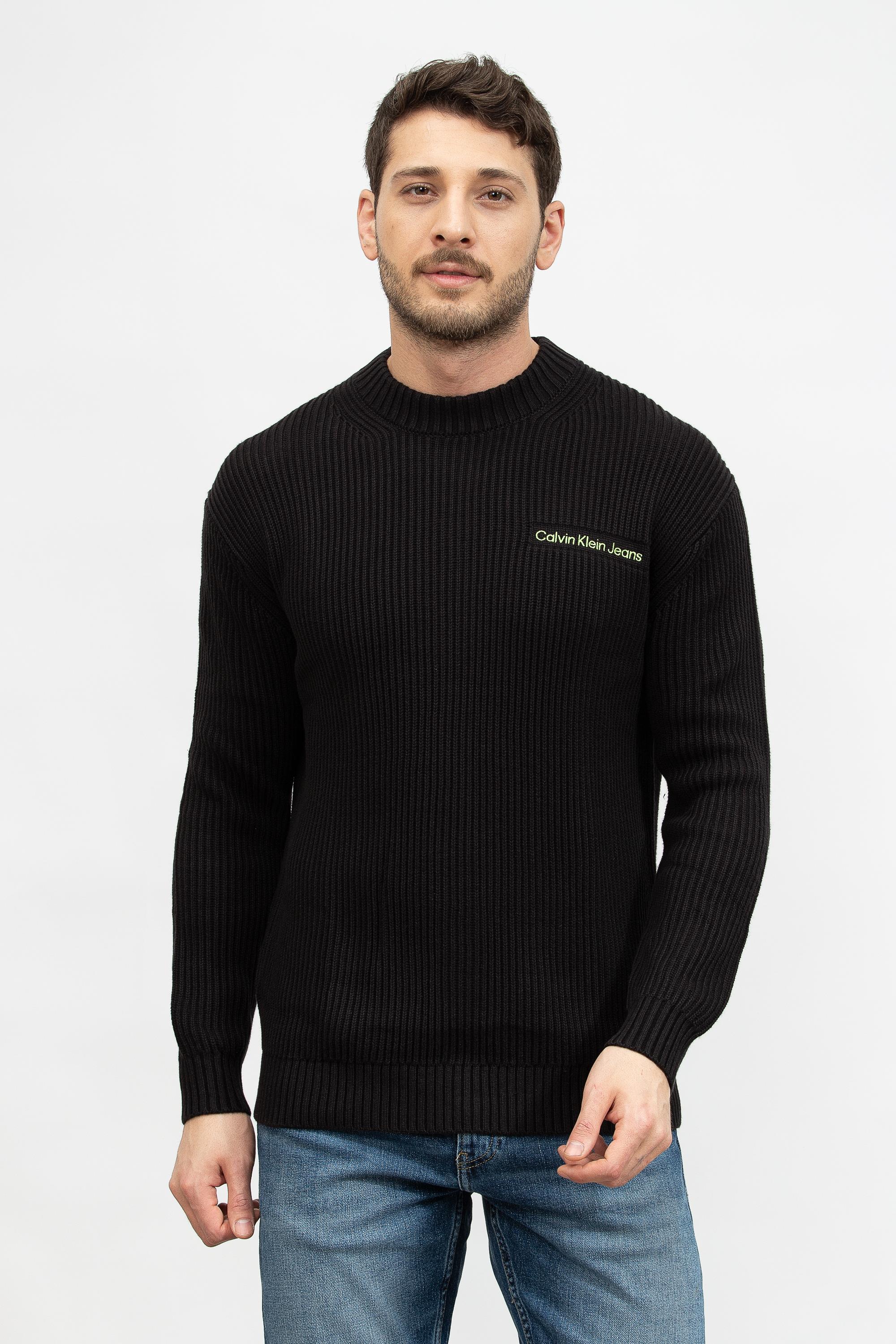 Calvin Klein Logo Erkek Triko