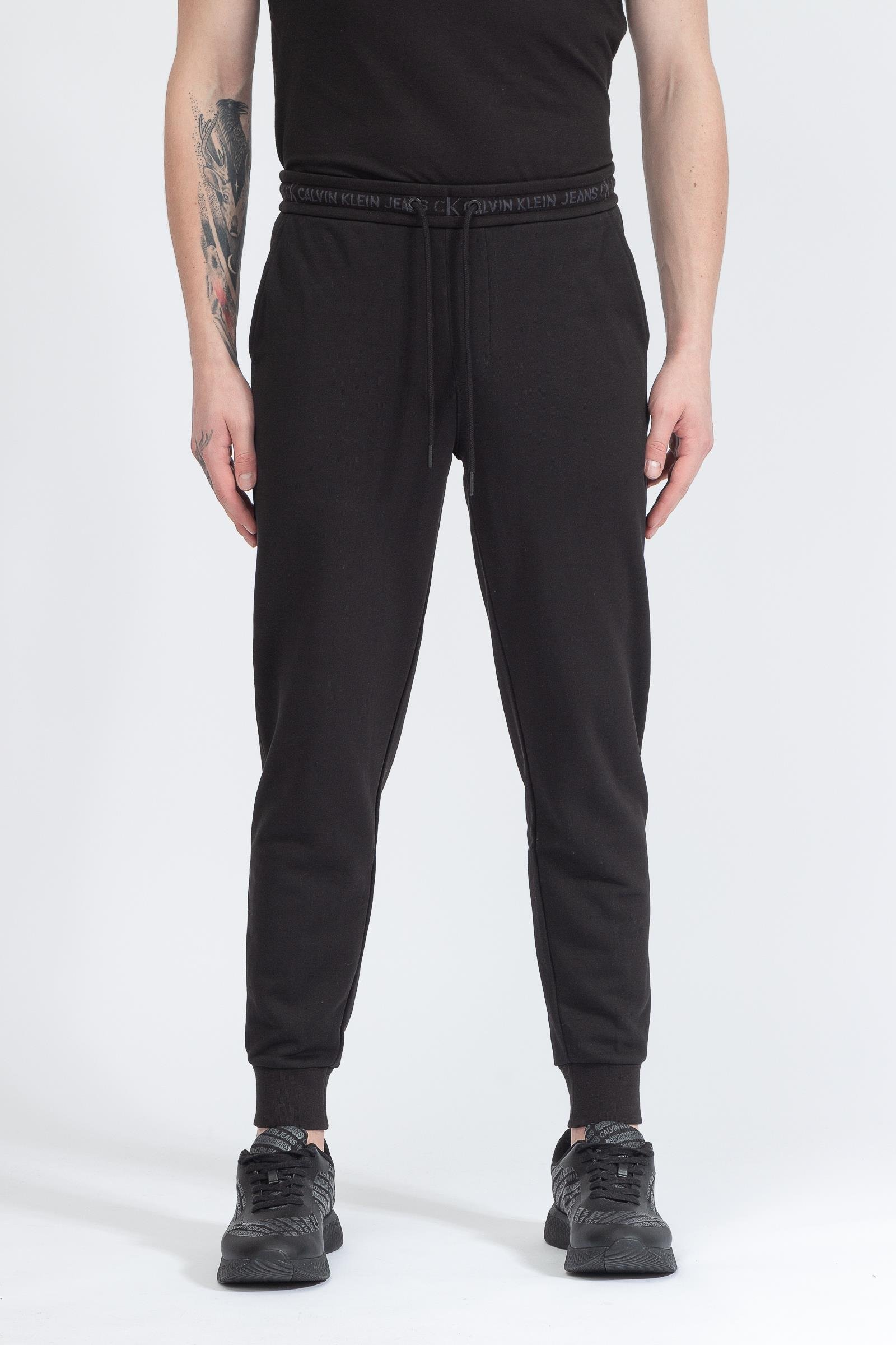 Calvin Klein Logo Jacquard Hwk Pant Erkek Eşofman Altı
