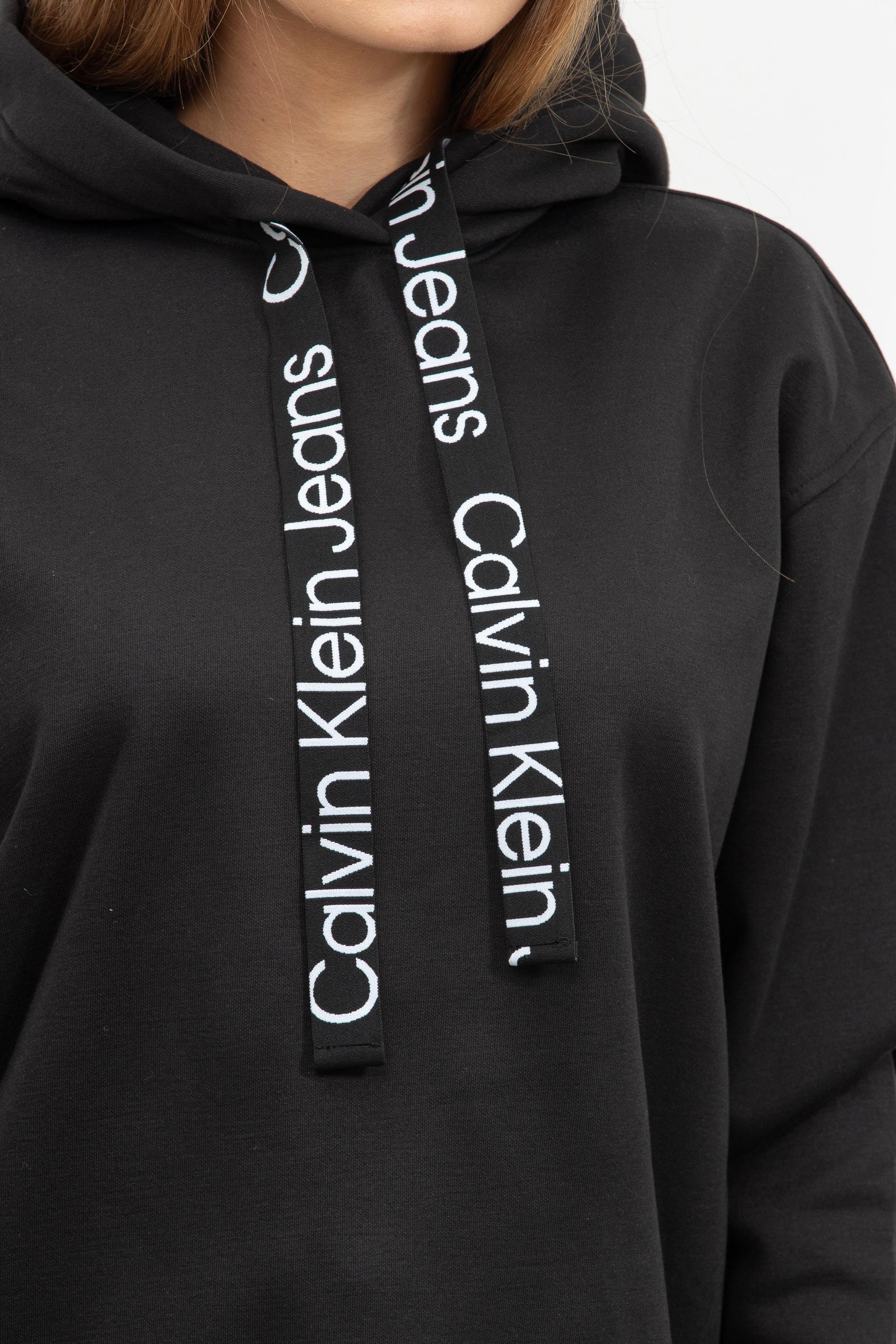 Calvin Klein Logo Kadın Kapüşonlu Sweatshirt