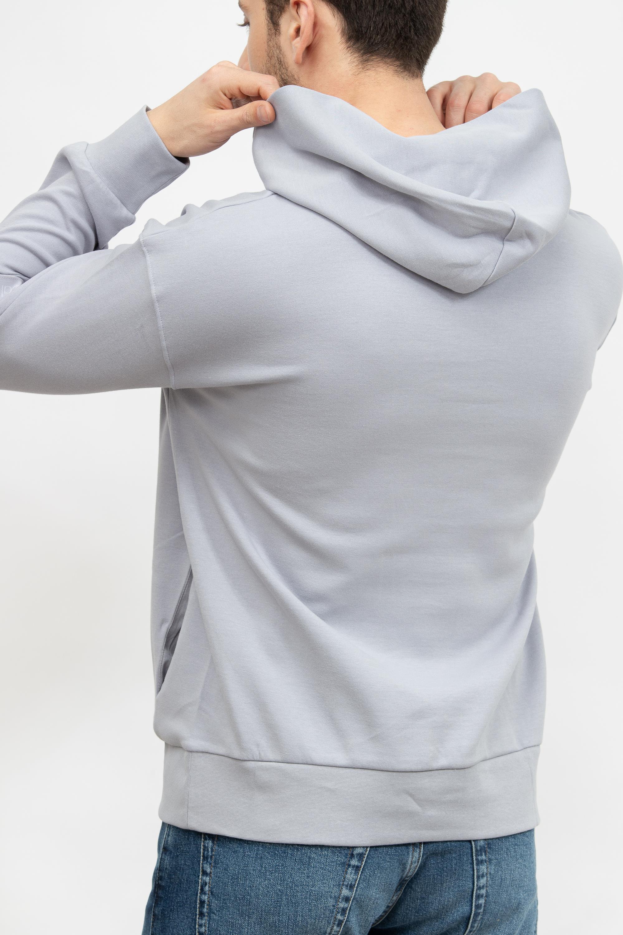 Calvin Klein Logo Tape Interlock Hoodie Erkek Kapüşonlu Sweatshirt
