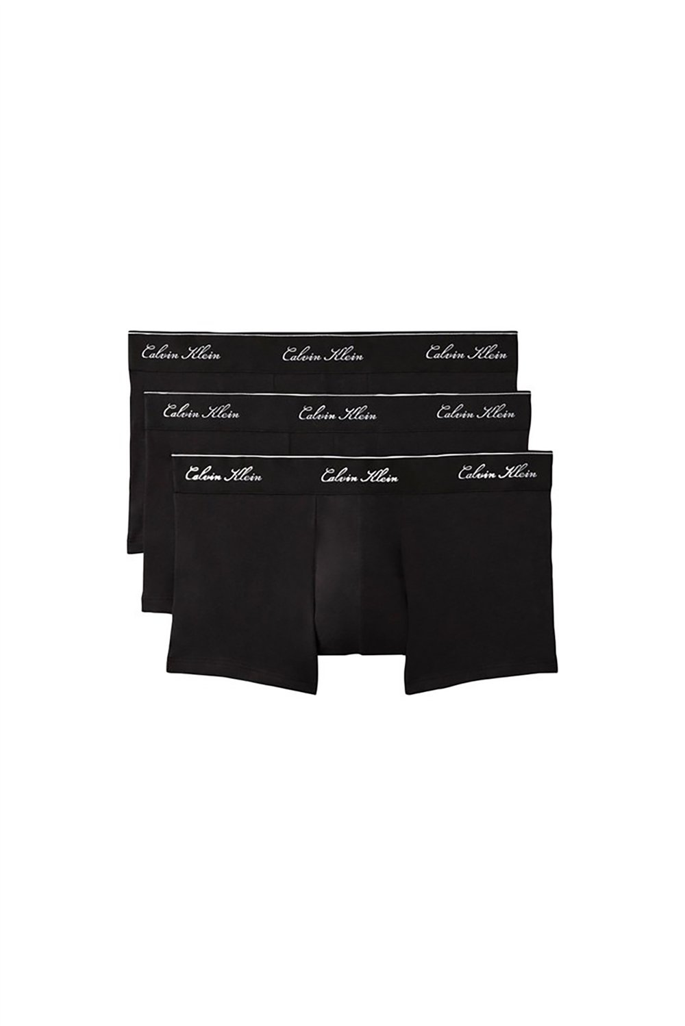 Calvin Klein Low Rise Trunk 3Pk Erkek 3lü Boxer Siyah