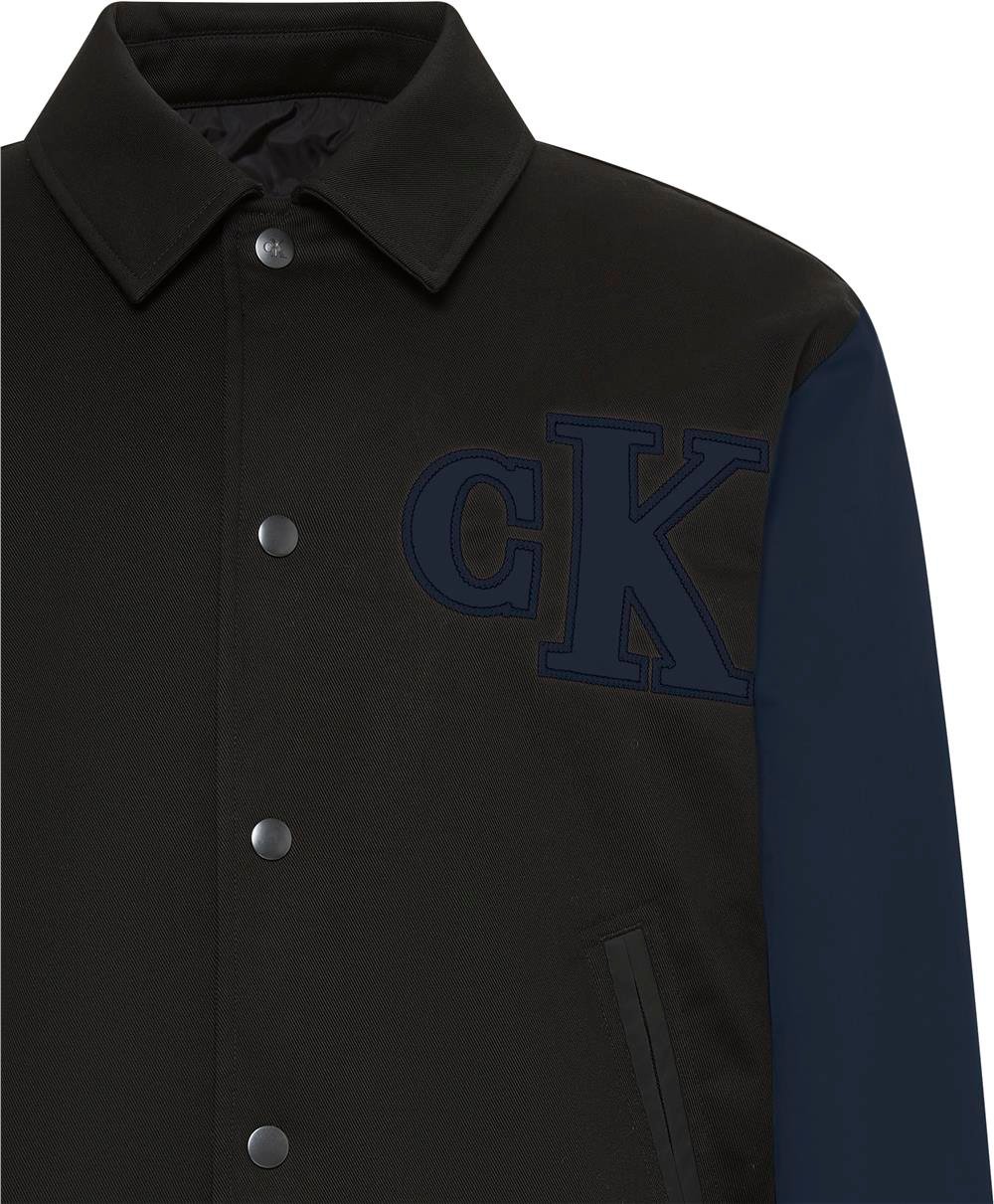 Calvin Klein Ls Cotton Nylon Varisty Bomber Erkek Mont