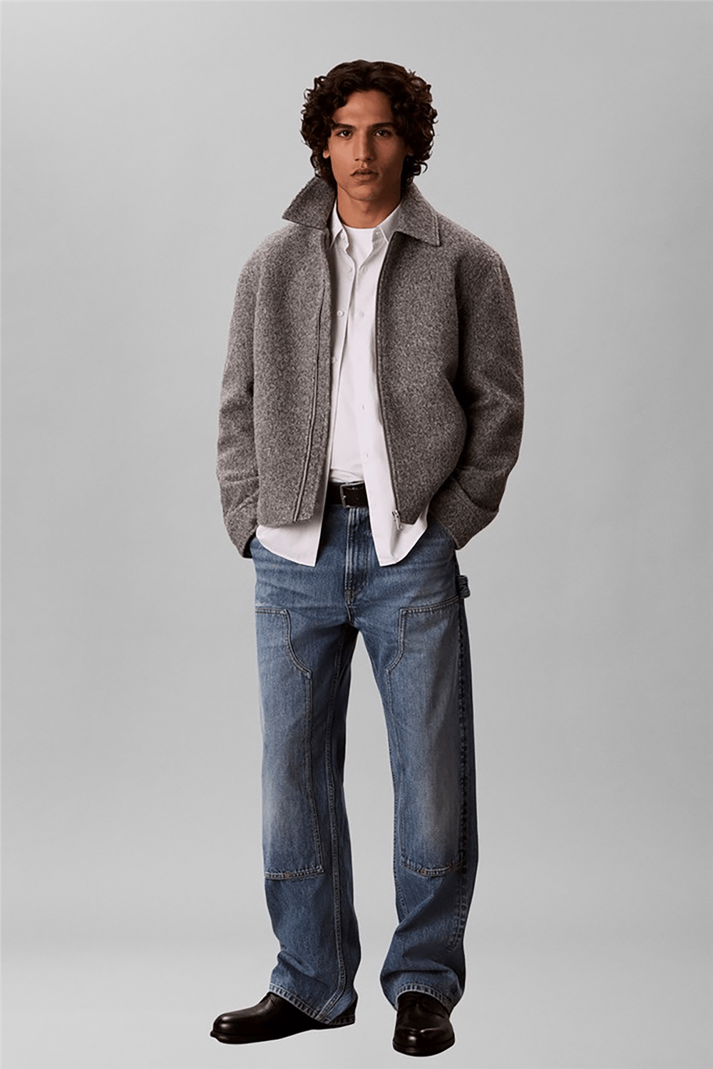 Calvin Klein Ls Eoe Oxford Classic Shirt Erkek Gömlek Beyaz