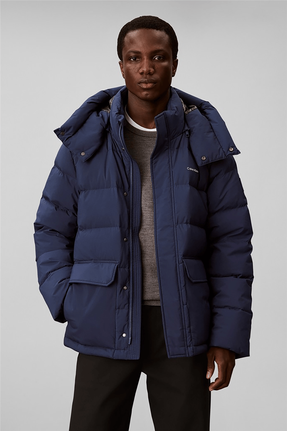 Calvin Klein Ls Hvywt Matte Hd Down Puffer Jk Erkek Şişme Mont
