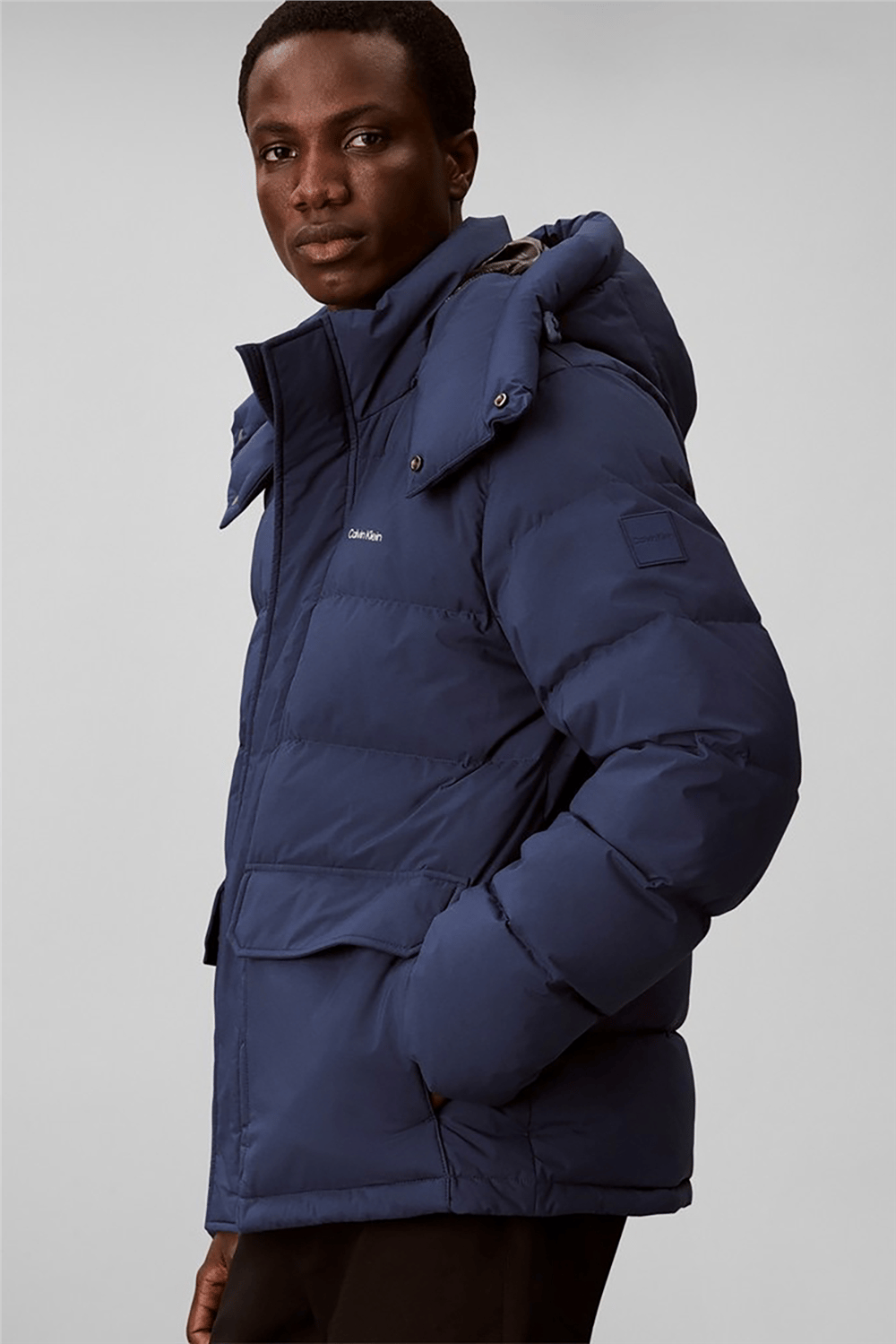 Calvin Klein Ls Hvywt Matte Hd Down Puffer Jk Erkek Şişme Mont