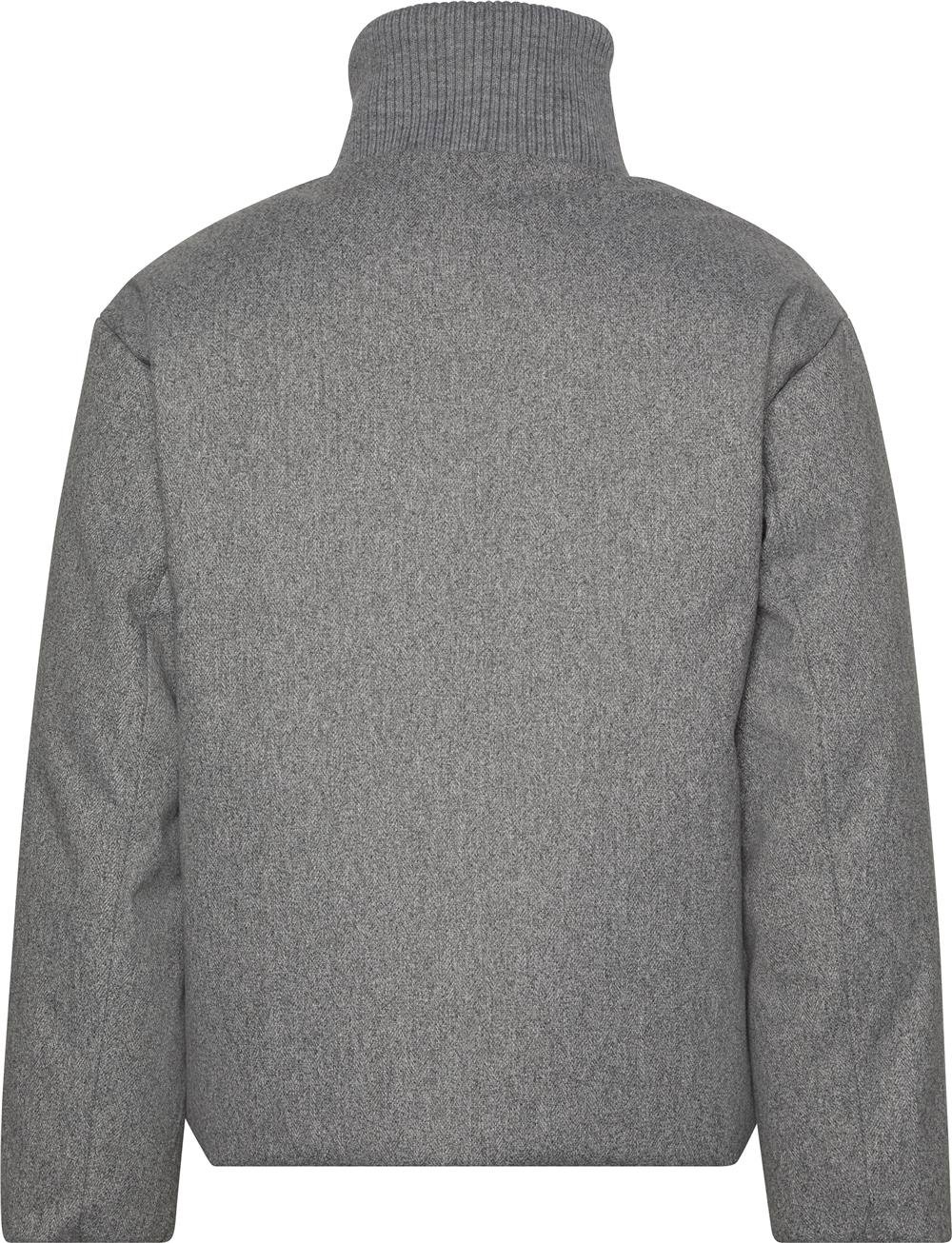 Calvin Klein Ls Melange Rib Neck Wool Erkek Şişme Mont