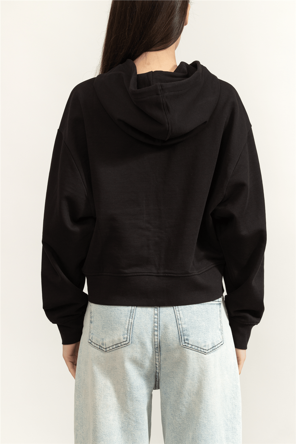 Calvin Klein Ls Monogram Terry Cr Kadın Bisiklet Yaka Sweatshirt