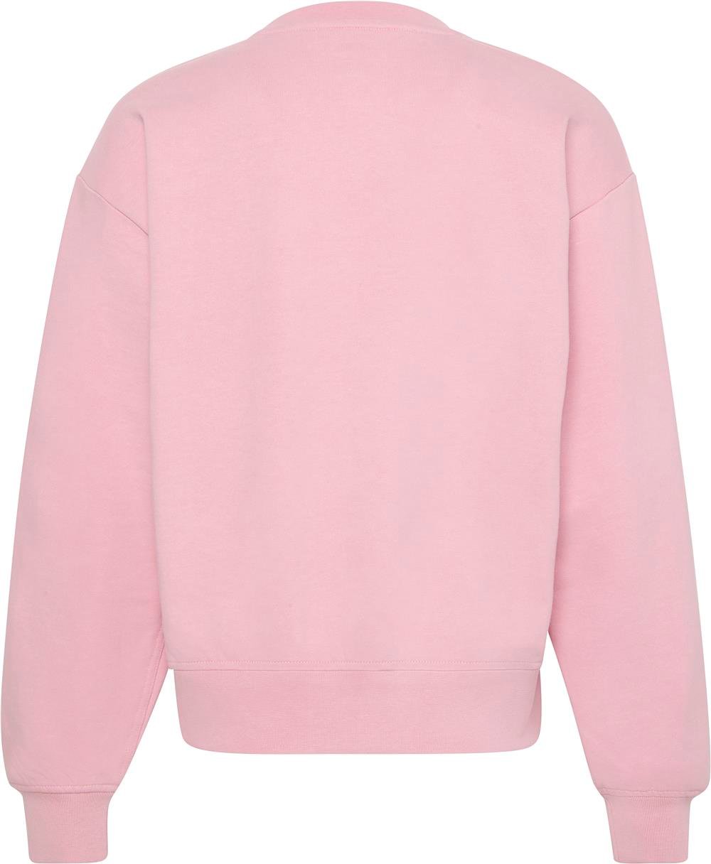 Calvin Klein Ls Monologo French Terry Rlxd Cn Kadın Bisiklet Yaka Sweatshirt