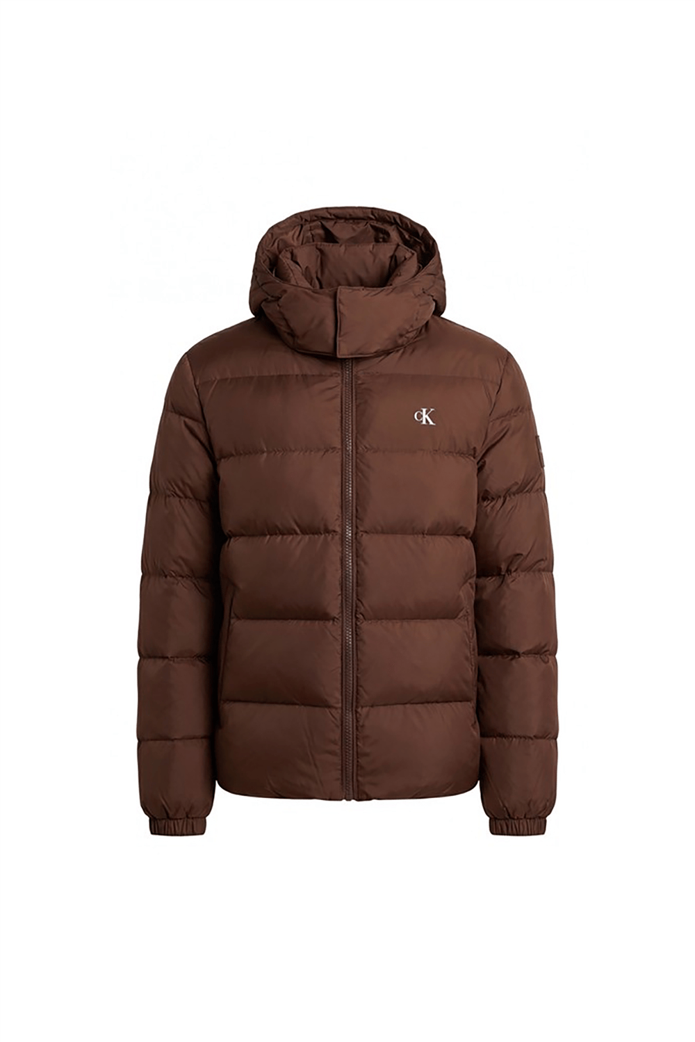 Calvin Klein Ls Nyln Zp Off Hod Down Pufr Jkt Erkek Şişme Mont