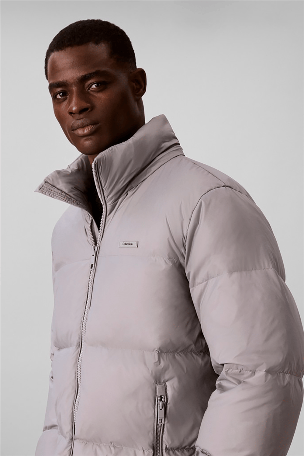 Calvin Klein Ls Nylon Detachable Hood Down Pu Erkek Mont