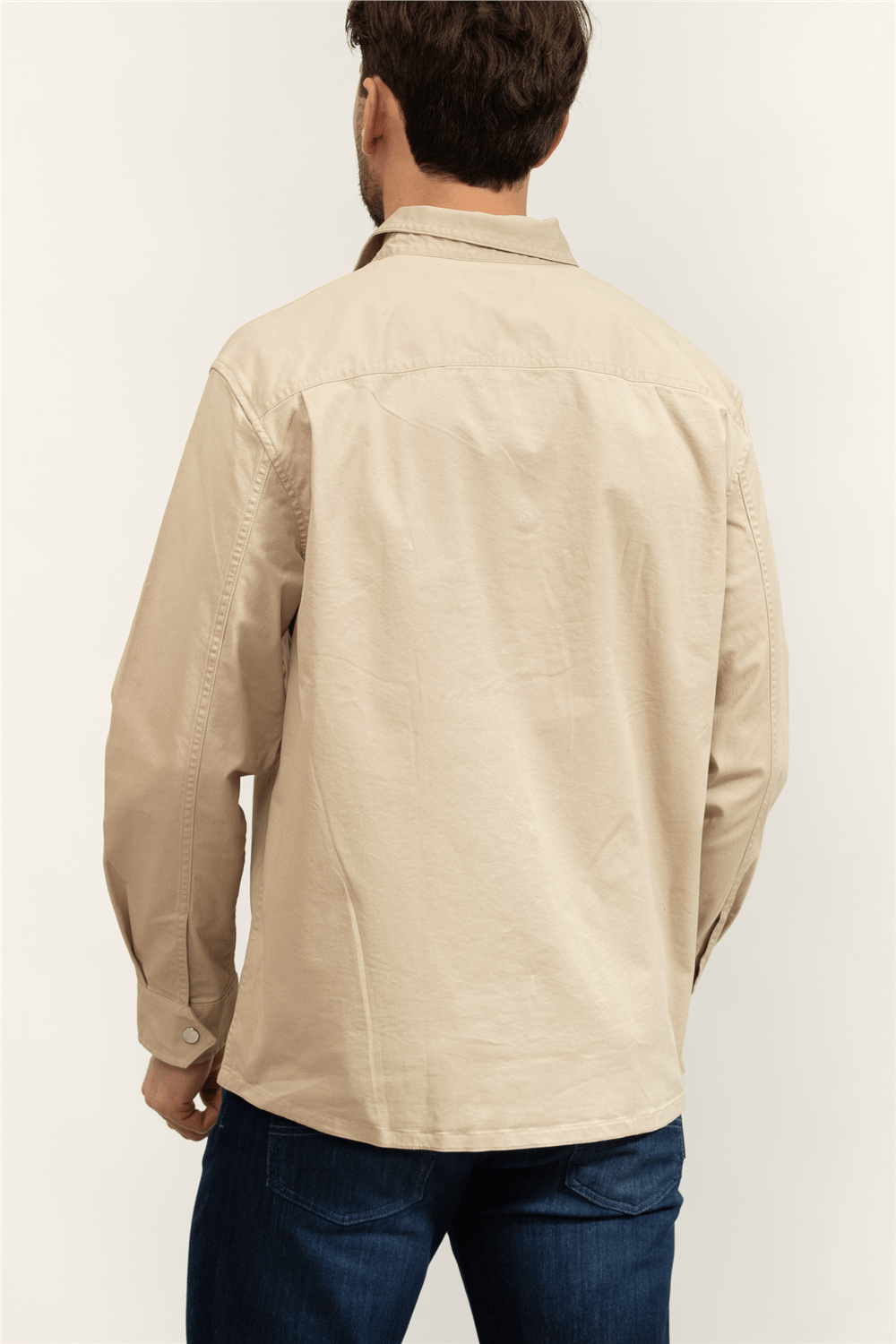 Calvin Klein LS Utility Relaxed Overshirt Erkek Gömlek