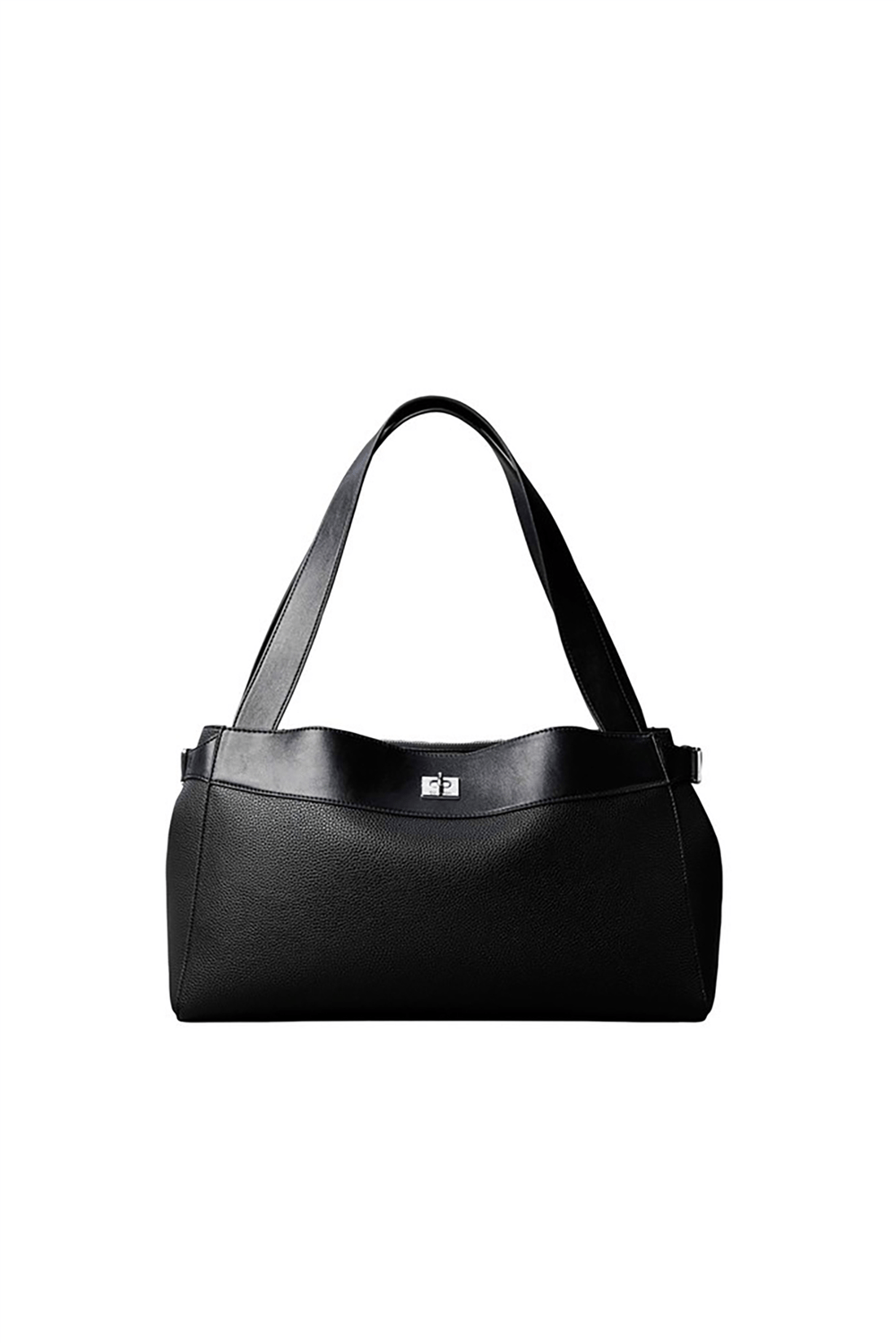 Calvin Klein Mix Media Work Tote Kadın Mini Omuz Çantası Siyah