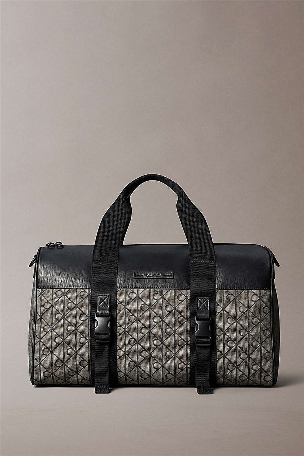 Calvin Klein Mixed Emblem Aop Duffle Erkek Spor Çantası Yeşil